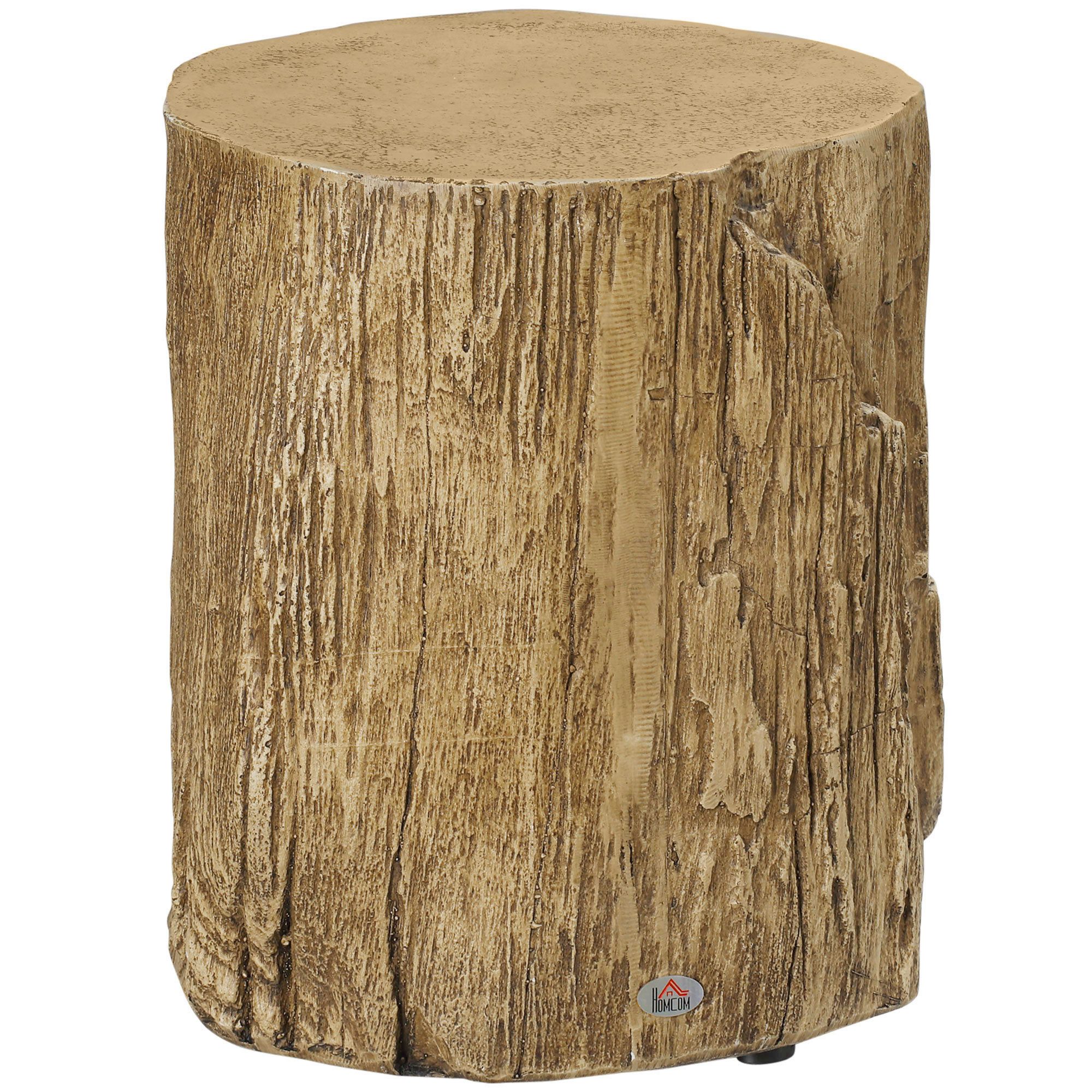 HOMCOM Beistelltisch Baumstumpf-Optik Nachttisch Wasserdicht, für Wohnzimmer (Tisch, 1-St., Couchtisch), Naturholz Ø37 x 43 cm. Reduzierter Preis € 78,90. Unverbindliche Preisempfehlung € 152,90