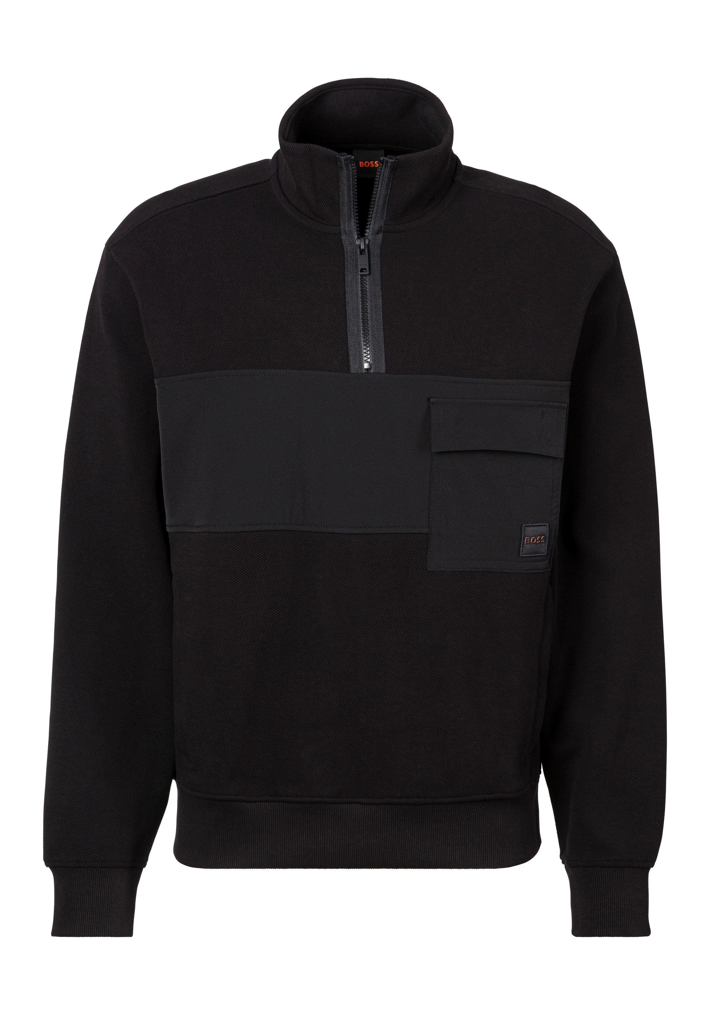 BOSS ORANGE Sweatshirt Sweatshirt Ze Nylonhem günstig online kaufen