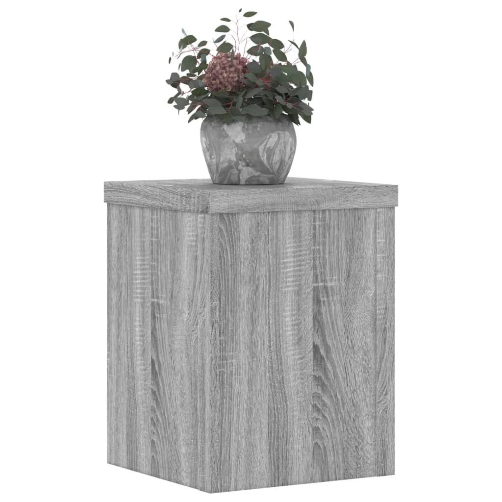 vidaXL Blumenständer Pflanzenständer 2 Stk. Grau günstig online kaufen
