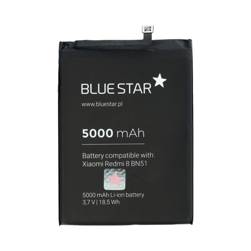 8 mit kompatibel Austausch 5000mAh BN51 Akku Ersatz Accu BlueStar XIAOMI Batterie Smartphone-Akku REDMI Li-lon