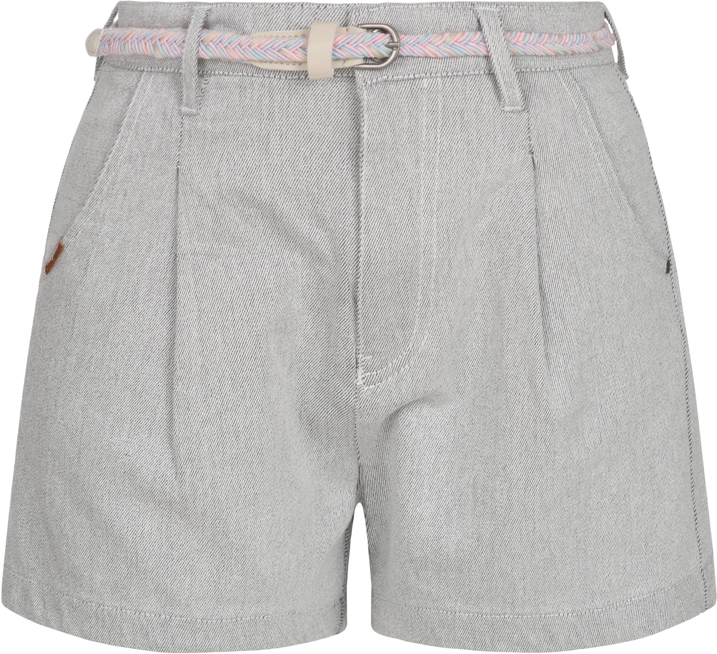 Ragwear Chinoshorts Sorenn Intl. kurze Hose mit hochwertigem Flechtgürtel