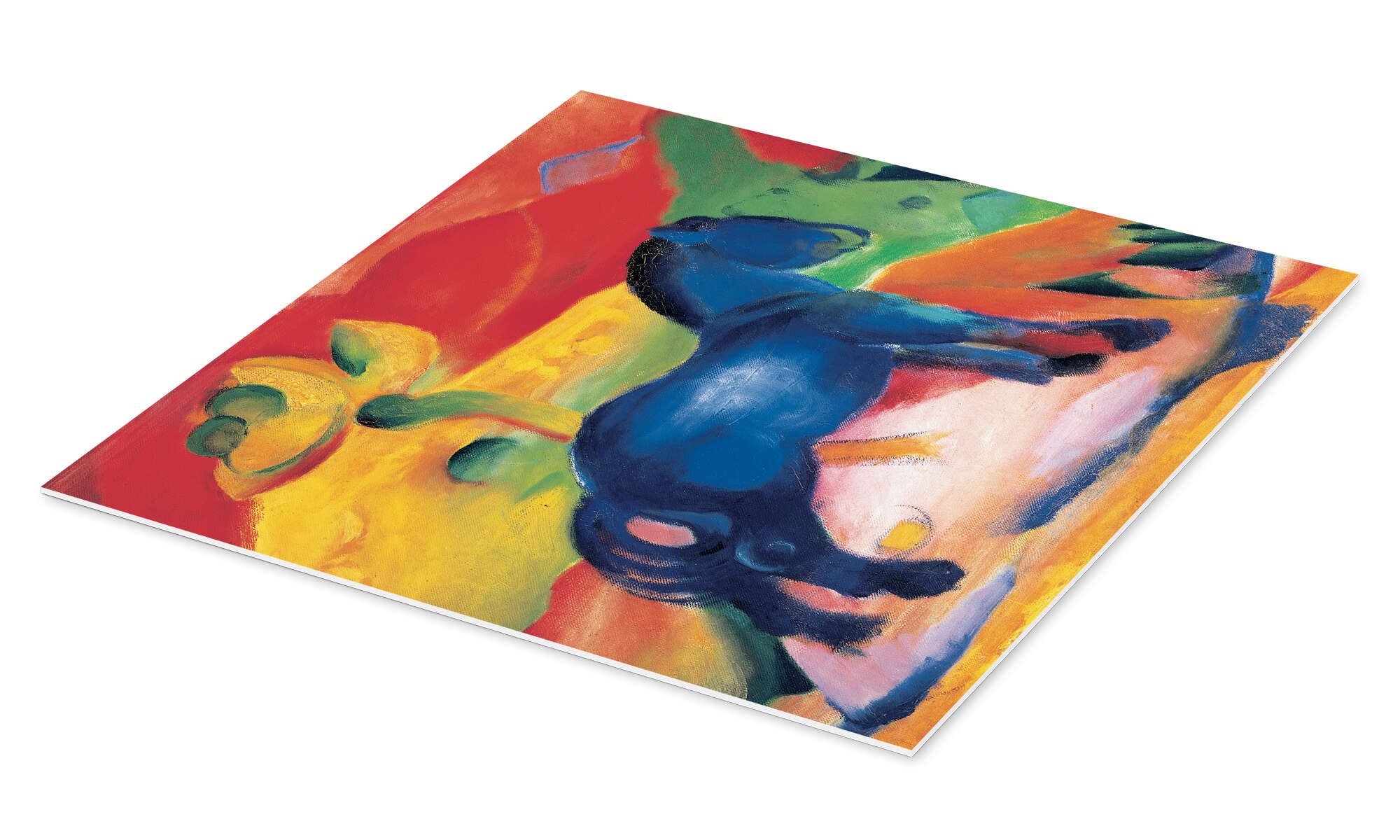 Posterlounge Wandbild Das kleine blaue Pferdchen, Franz Marc, erhältlich als Poster, Leinwandbild, Wandsticker oder Acrylglasbild