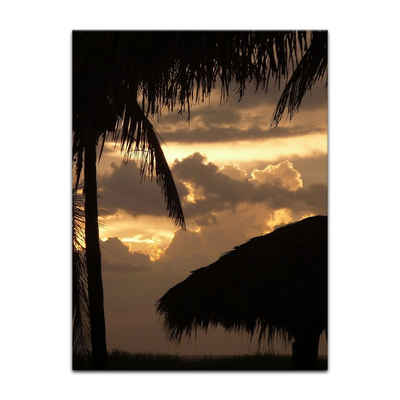 Bilderdepot24 Leinwandbild Sonnenuntergang II, Landschaften