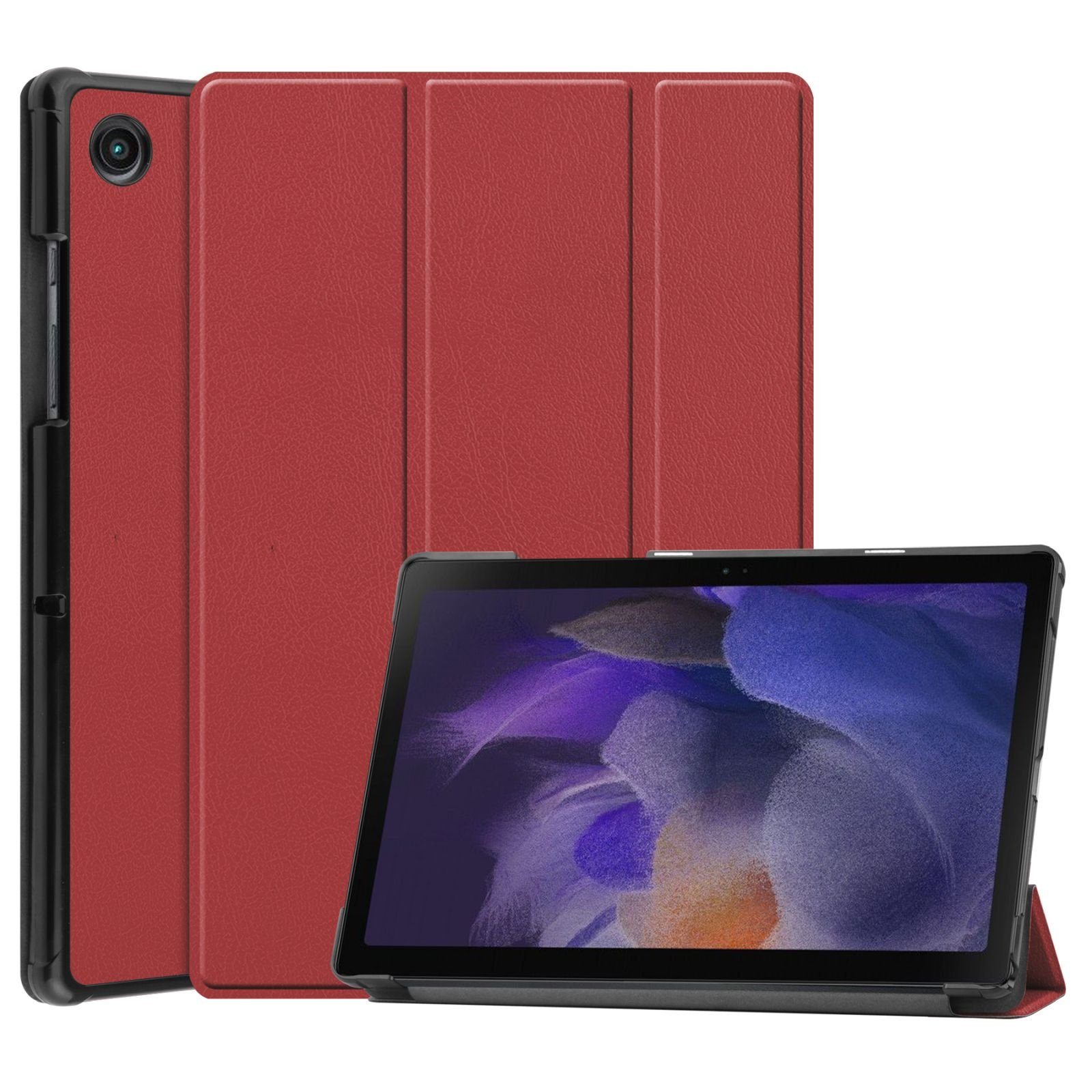 Lobwerk Tablet-Hülle Schutzhülle für Samsung Galaxy Tab A8 SM-X200 X205, Wake & Sleep Funktion, Sturzdämpfung, Aufstellfunktion