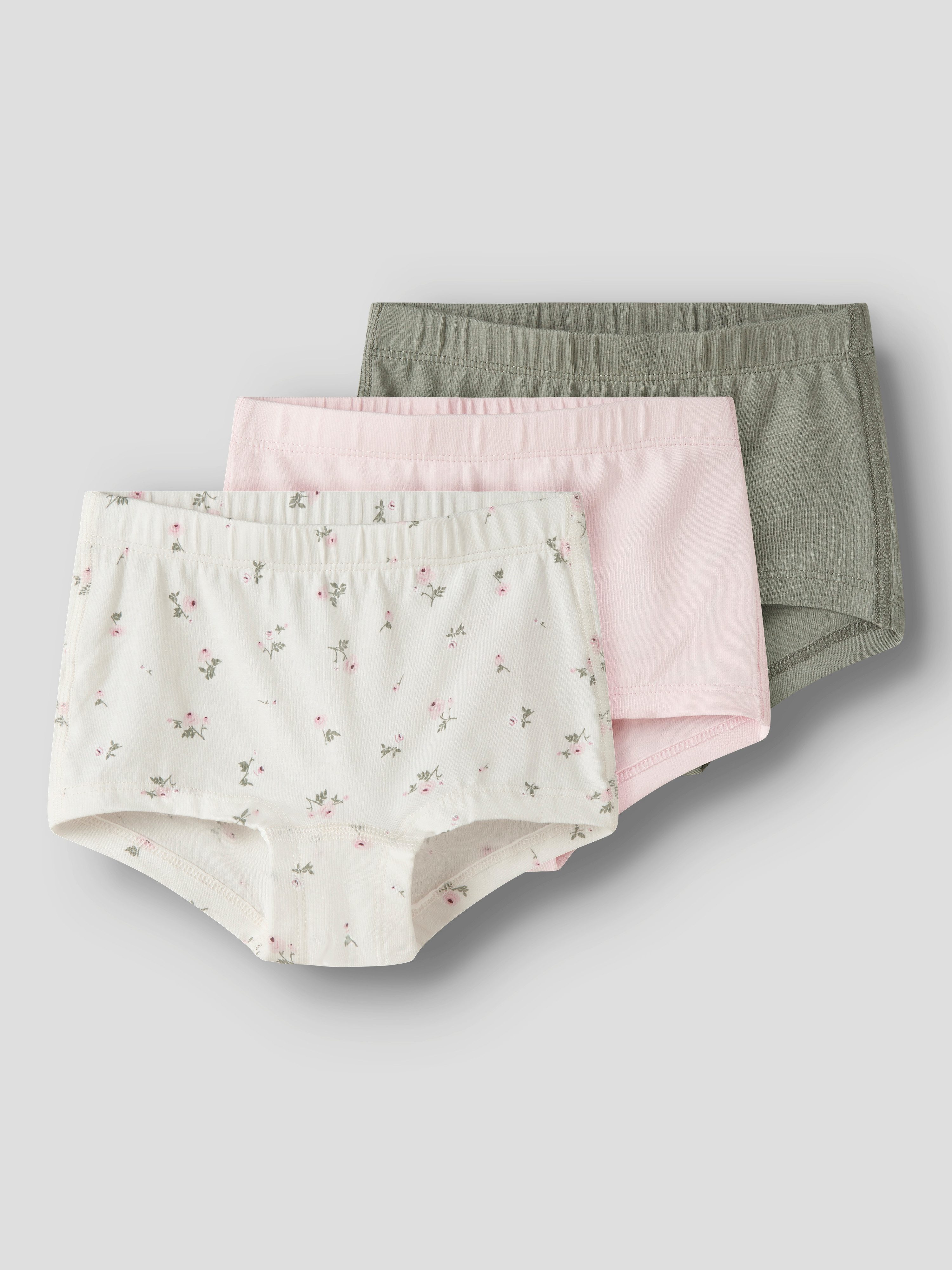 Name It Hipster NMFTIGHTS 3P JET STREAM FLOWER NOOS (Packung, 3-St)