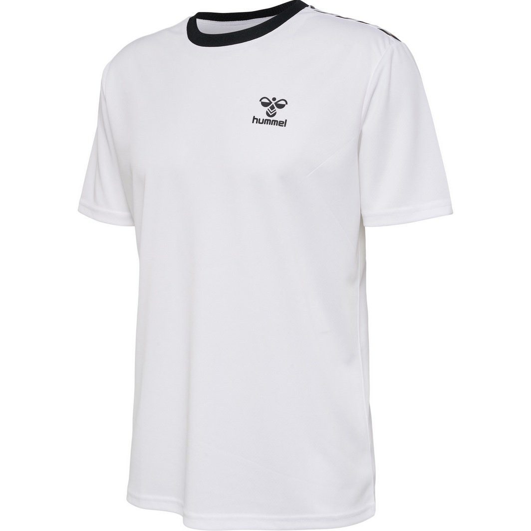 hummel T-Shirt hmlSTALTIC Poly Jersey (Mesh-Material) Kurzarm weiss Herren