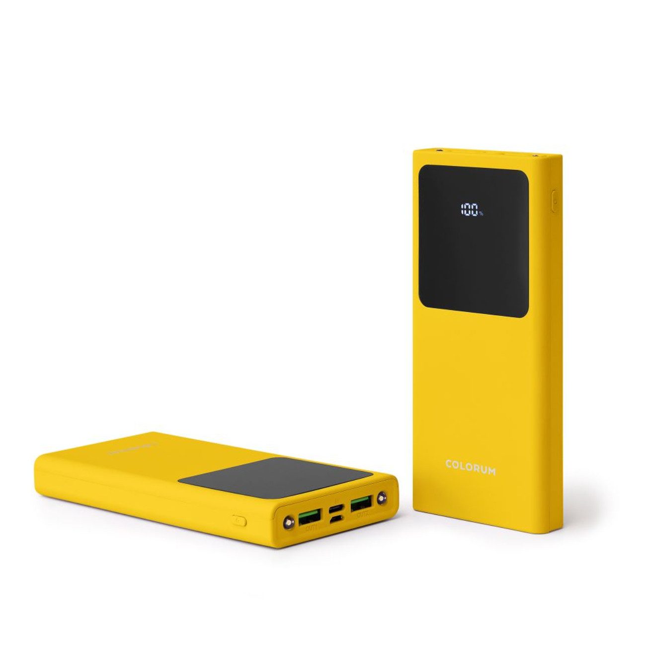 Forever Colorum Powerbank Colorum CPB10-02 10000 mAh (5, 9, 12 V), Powerbank 10000 mAh mit 22,5 W PD + QC Schnellladung