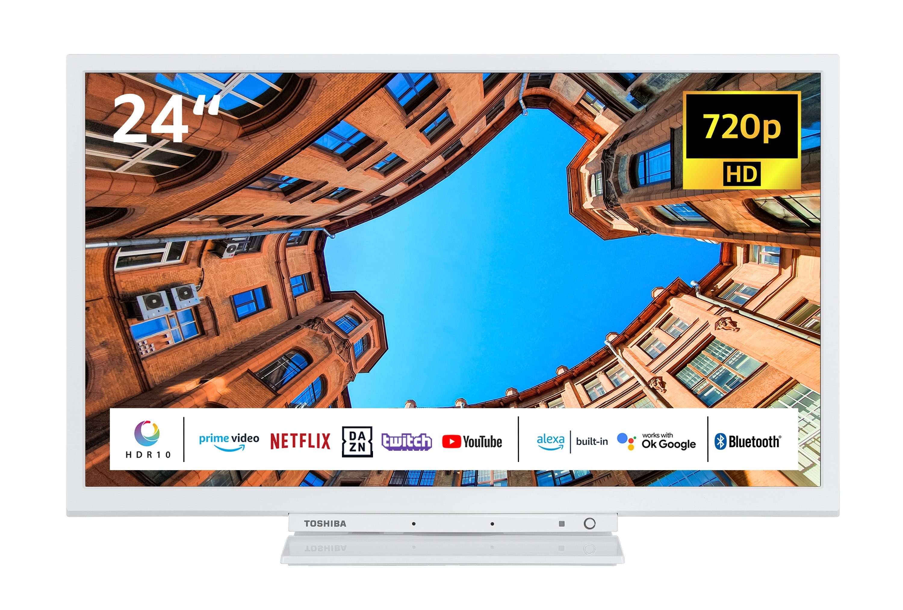 Toshiba TV, Smart Fernseher Zoll, HD-ready, HDR, cm/24 Built-In) 24WK3C64DA/2 (60 Triple-Tuner, Alexa LCD-LED