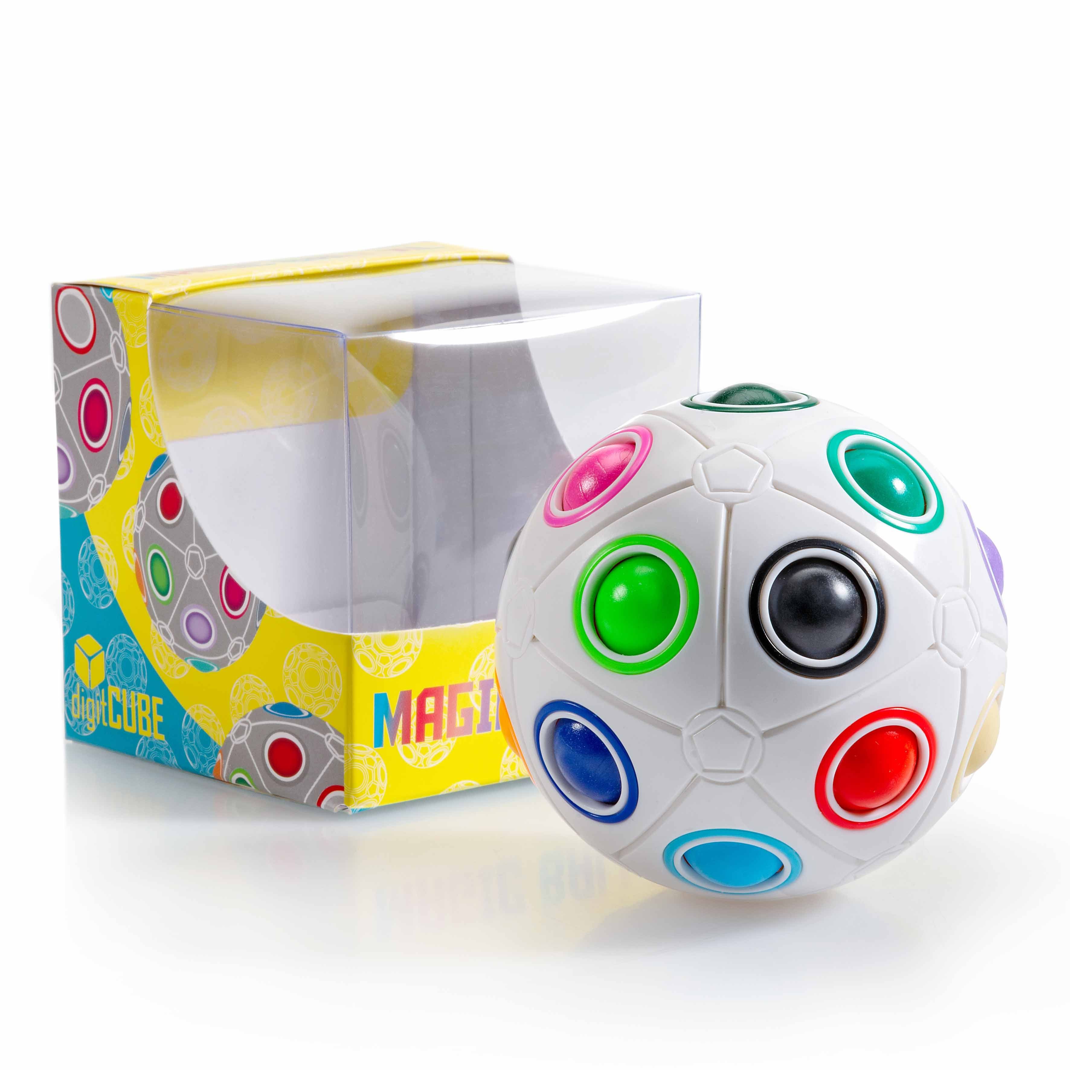 digitCUBE Lernspielzeug »Magic Ball XL Puzzle - Regenbogenball Spielzeug -  Geschicklichkeitsspiel mit 19 Kugeln für Mädchen und Jungen« online kaufen  | OTTO