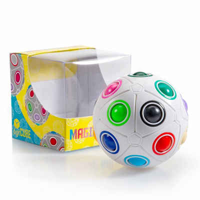 digitCUBE Lernspielzeug »Magic Ball XL Puzzle - Regenbogenball Spielzeug - Geschicklichkeitsspiel mit 19 Kugeln für Mädchen und Jungen«