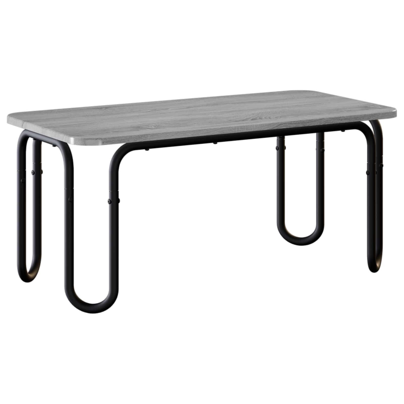 vidaXL Couchtisch Couchtisch Grau Sonoma 79,5 x 40 x 36 cm Holzwerkstoff (1-St)