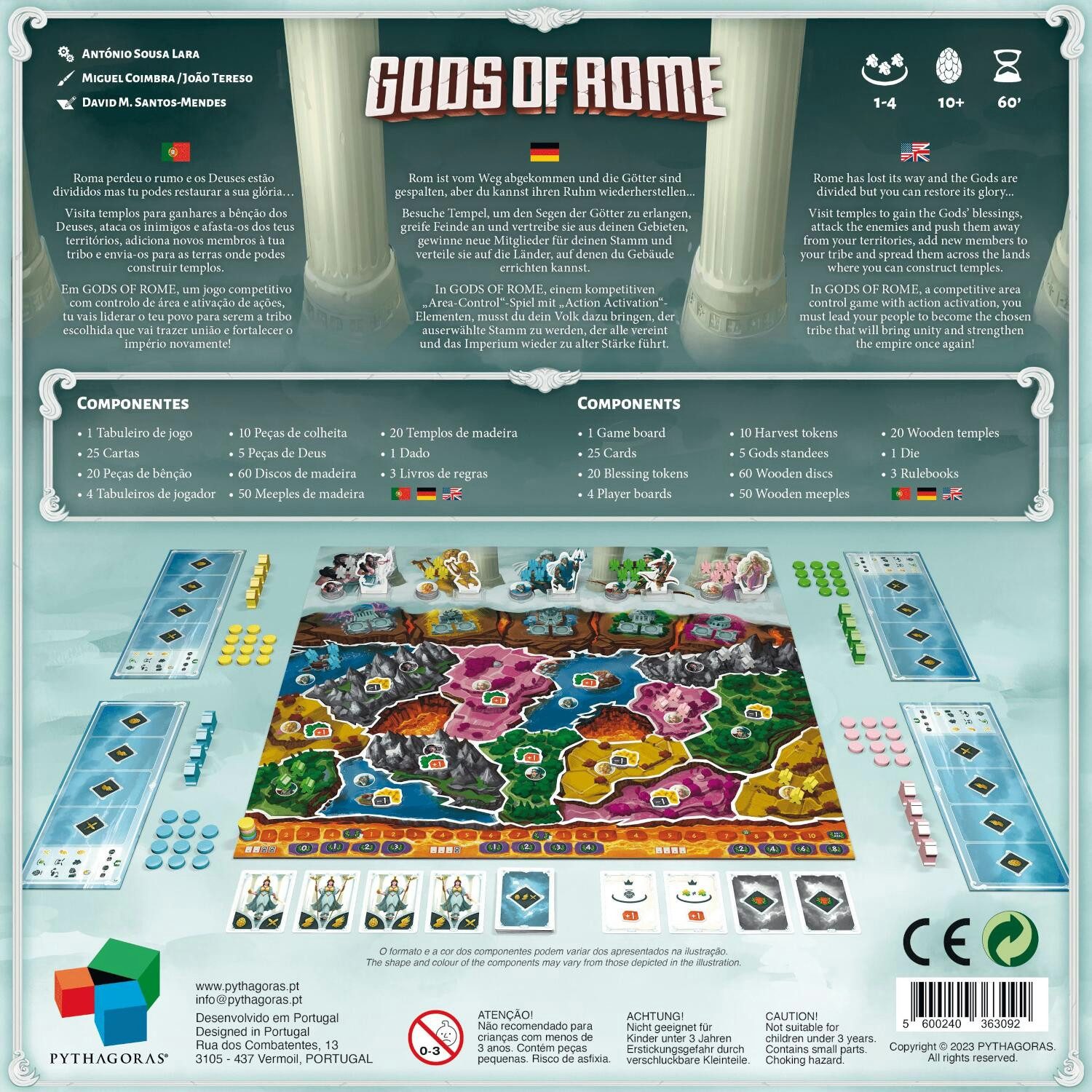 PYTHAGORAS Spiel Gods of Rome, Gods of Rome