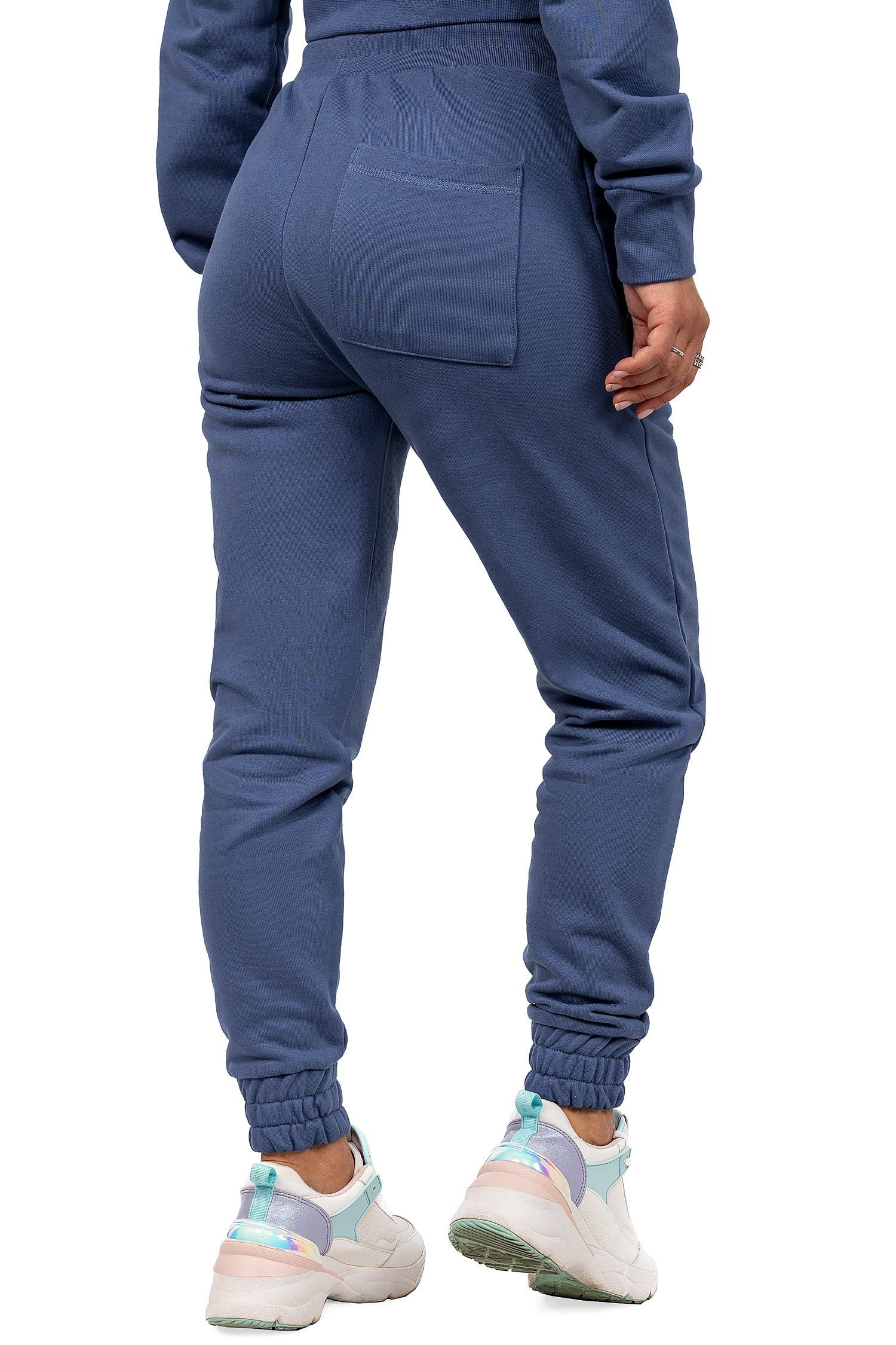 Reichstadt Jogginghose Damen Slim Fit Sporthose Marken-Stick 23RSW039 Mit E günstig online kaufen