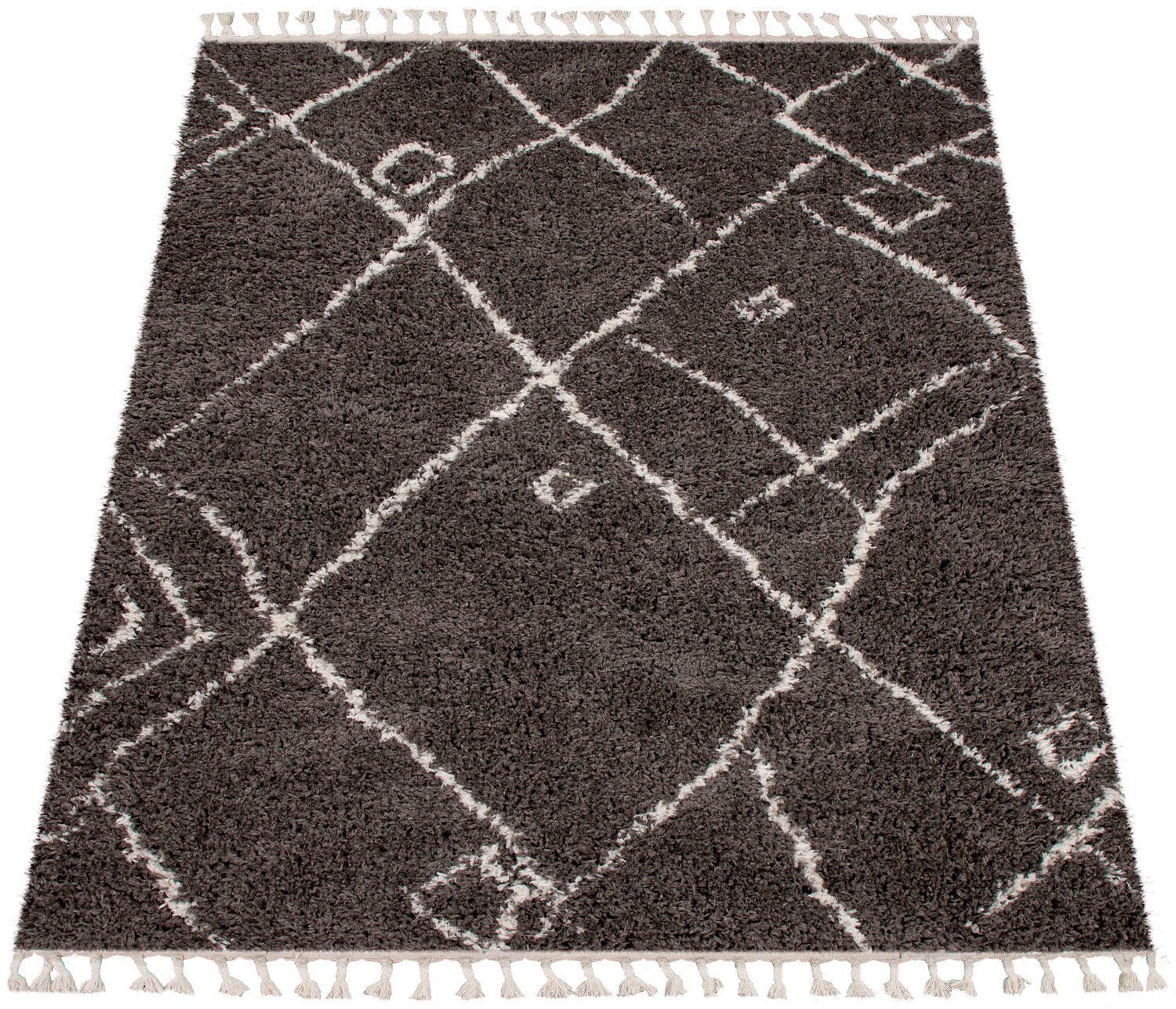 Paco Home Hochflor-Teppich Orebro 171, rechteckig, günstig online kaufen