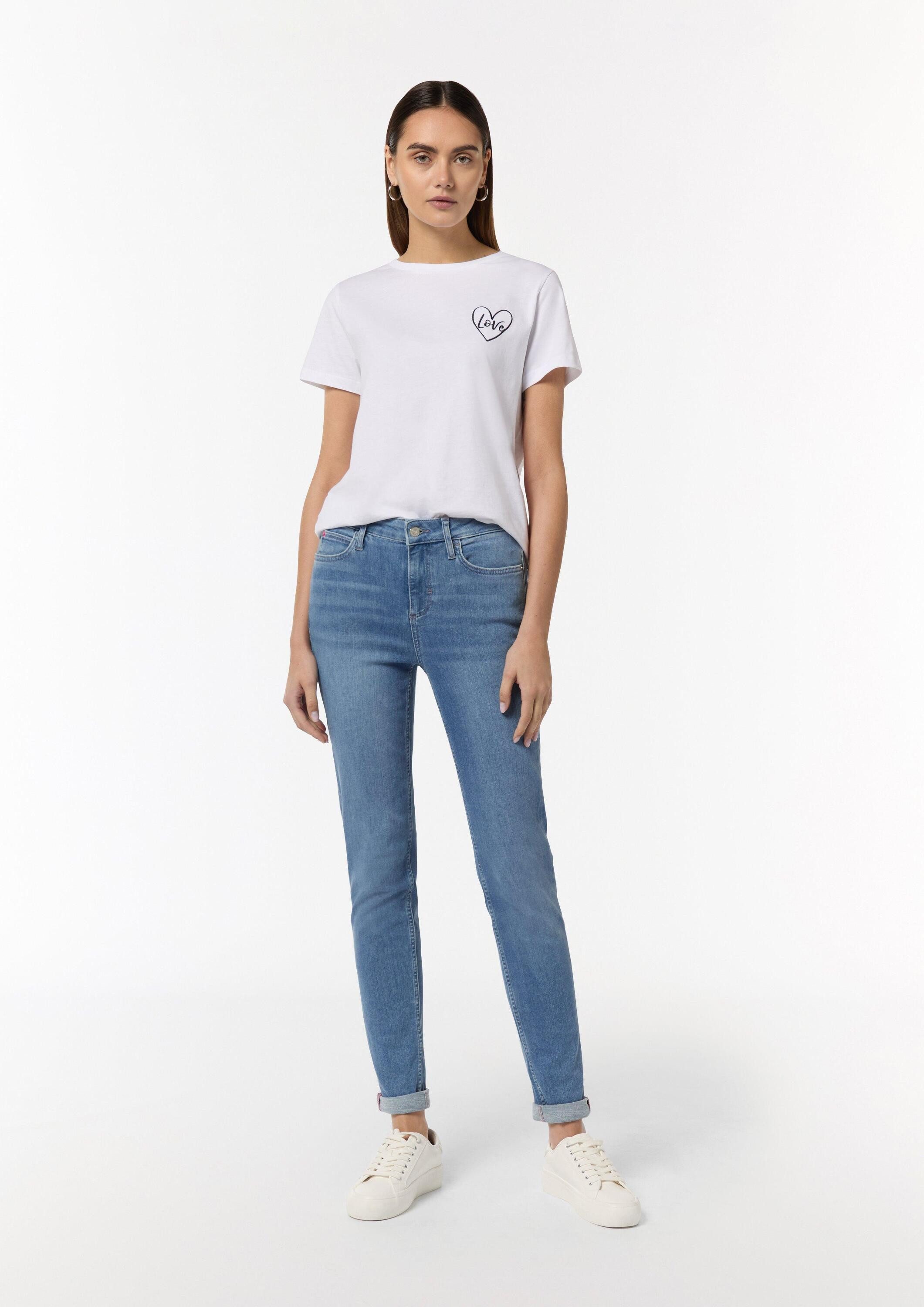 comma Skinny-fit-Jeans Jeans-Hose Skinny: Jeans mit Saum zum Aufrollen
