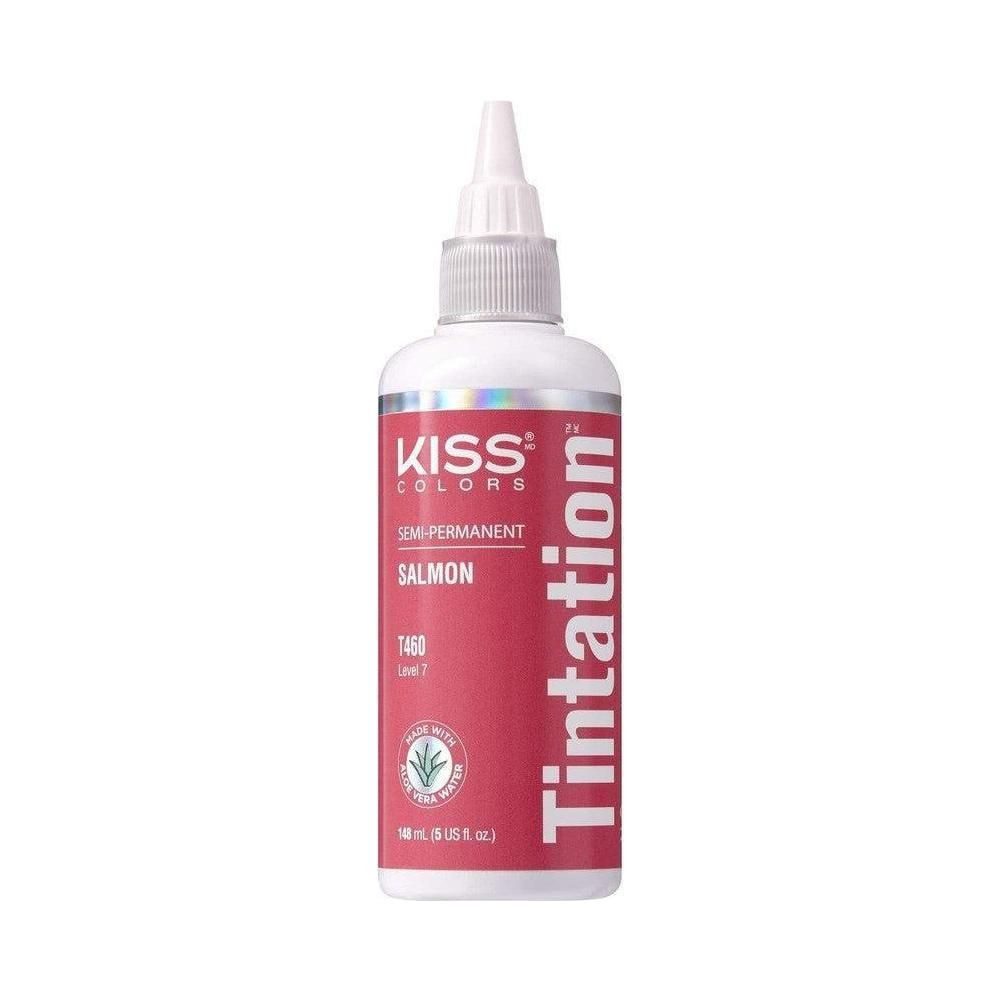 Kiss Haarmaske Kiss Tintation Semi Permanent Hair Color 148ml - Salmon