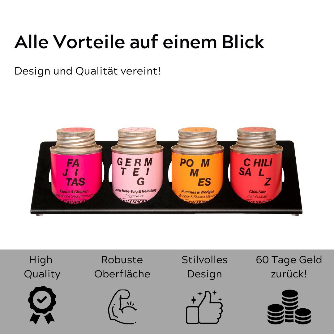 Leckerhelfer - automatisch Lecker Gewürzregal Gewürzregal passend für