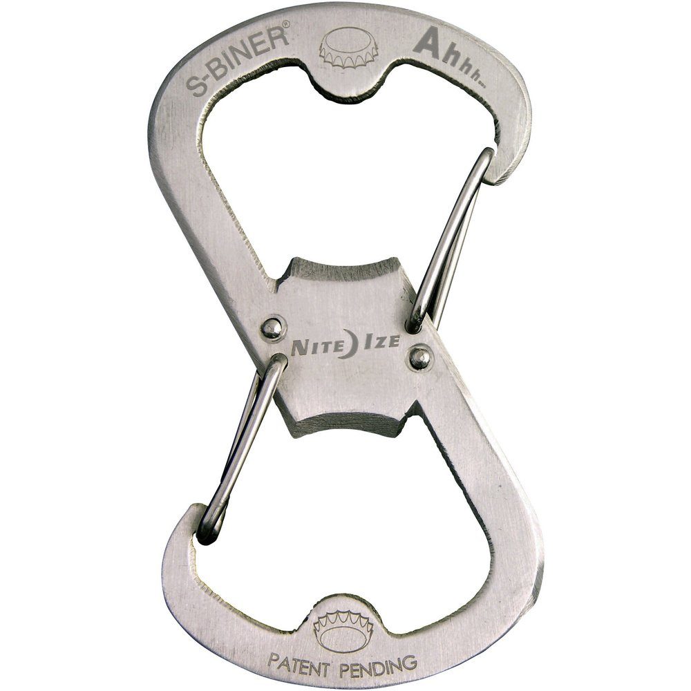 Schlüsselanhänger NITE Ize Schlüssel-Karabiner NI-SBO-03-11 S-Biner Ahhh Edelstahl 1 St.