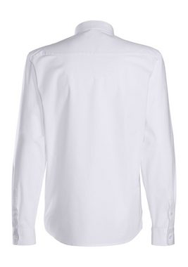 John Devin Langarmhemd mit Kentkragen, aus elastischer Baumwollqualität