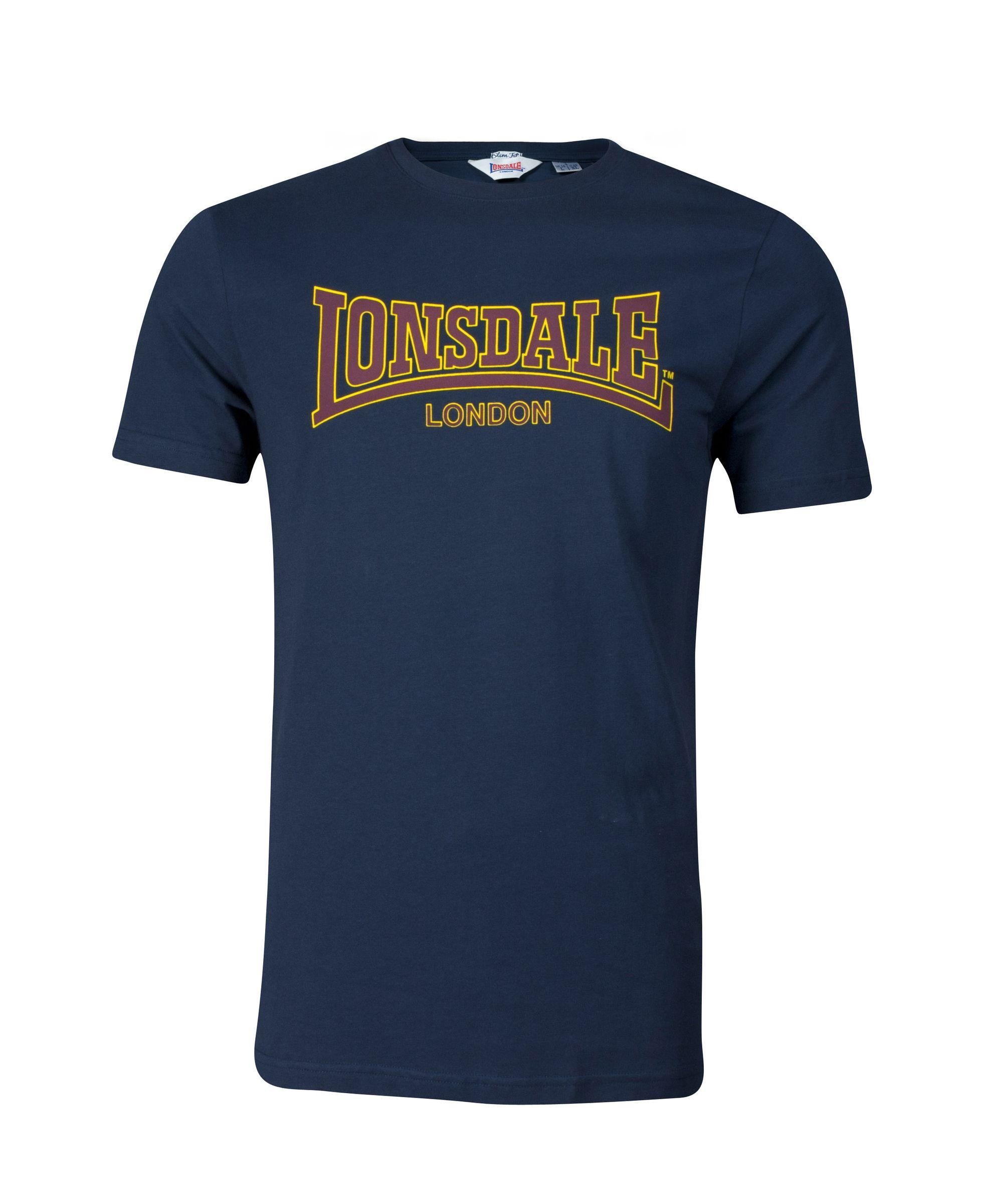 Lonsdale T-Shirt Lonsdale Herren T-Shirt Classic Adult navy