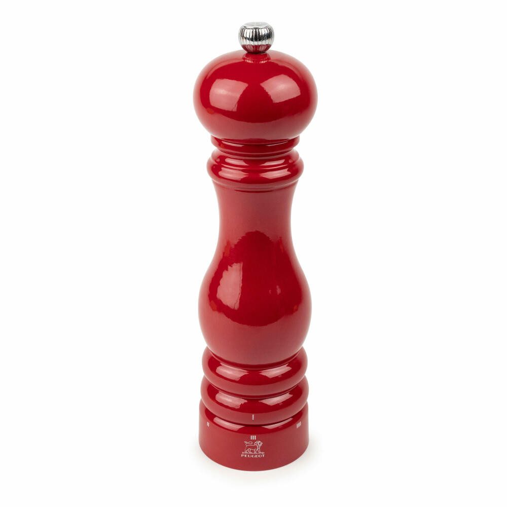 PEUGEOT Salzmühle PARIS 22cm Buchenholz Passionsrot uSelect Stahlmahlw Manuell