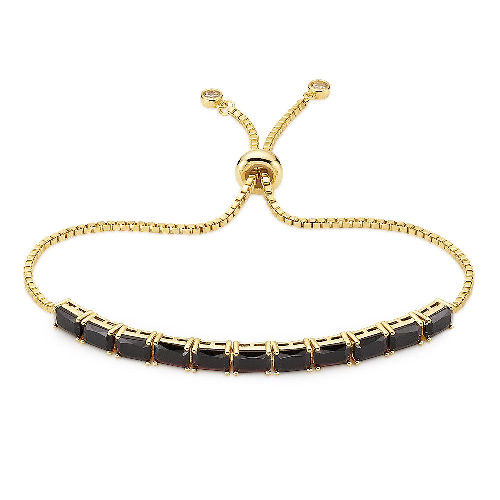 Firetti Armband Schmuck, Geschenk, Silberarmband gelbgoldfarben vergoldet, mit Zirkonia (synth)