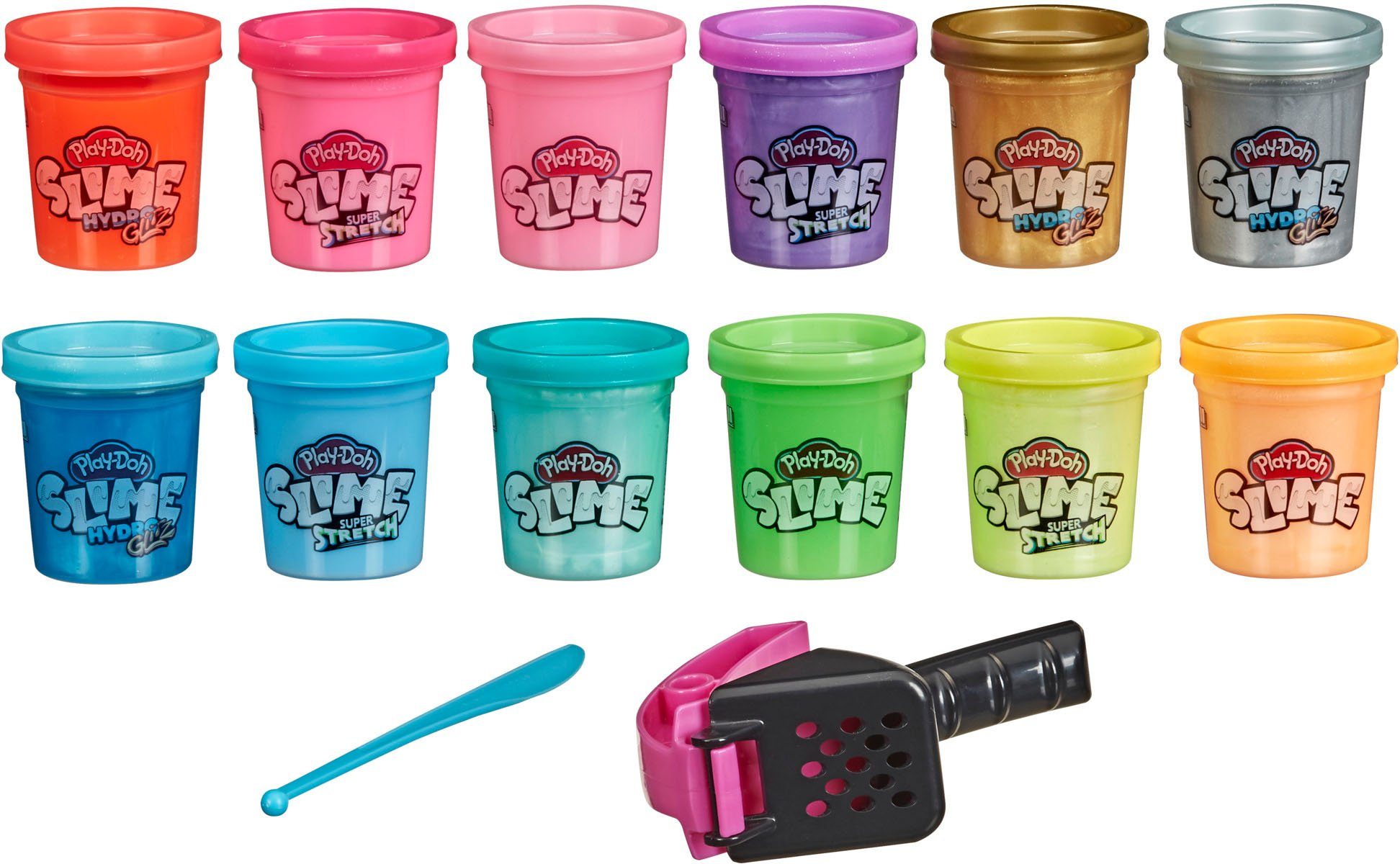 Image of Hasbro Knete »Play-Doh - 12 Slime Vielfalt Pack«