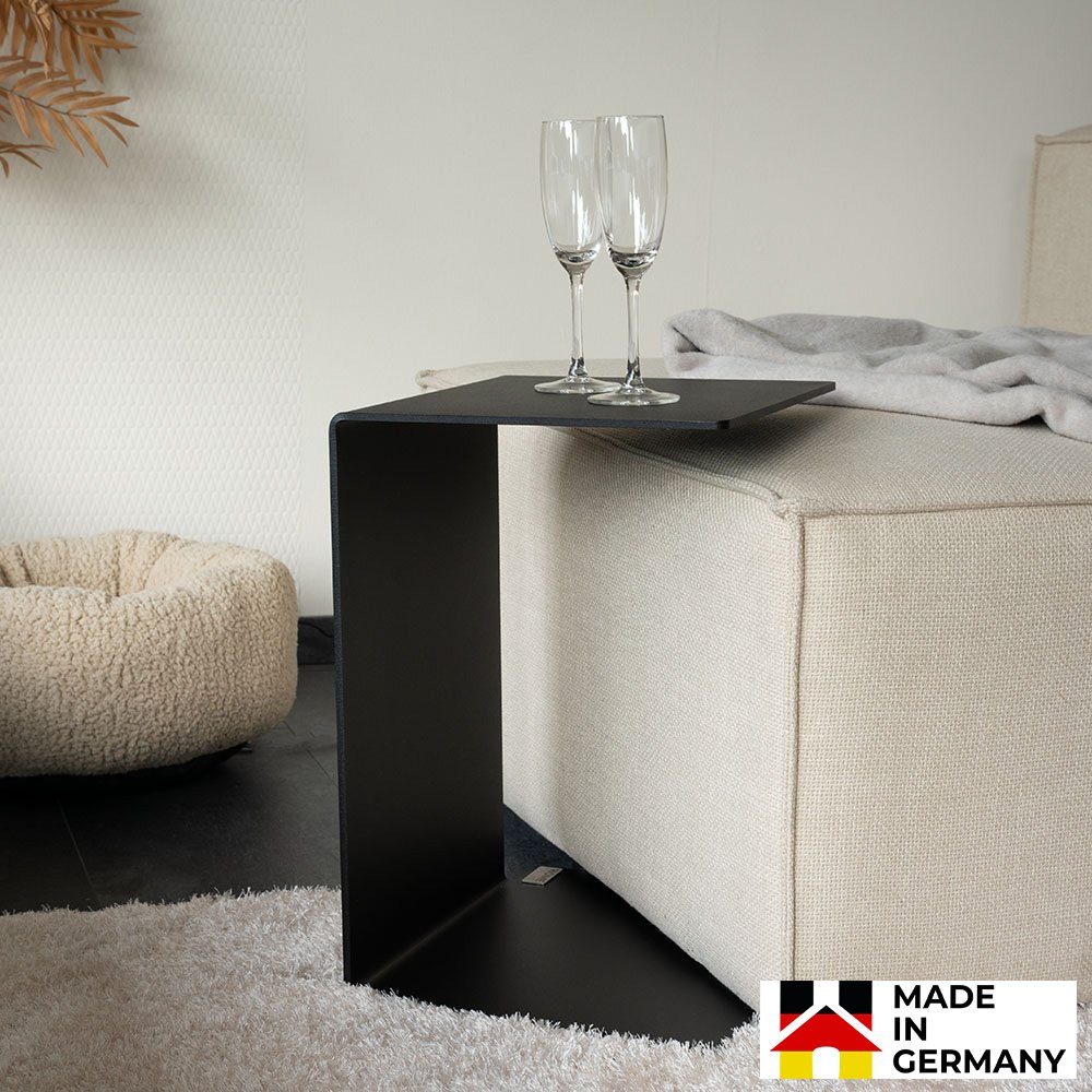 HOME DELUXE Beistelltisch KALEA 30 x 35 x 45 cm (Made in Germany & Vier Aufstellmöglichkeiten - 360° Drehbar), Wohnzimmertisch, Sofatisch, Couchtisch