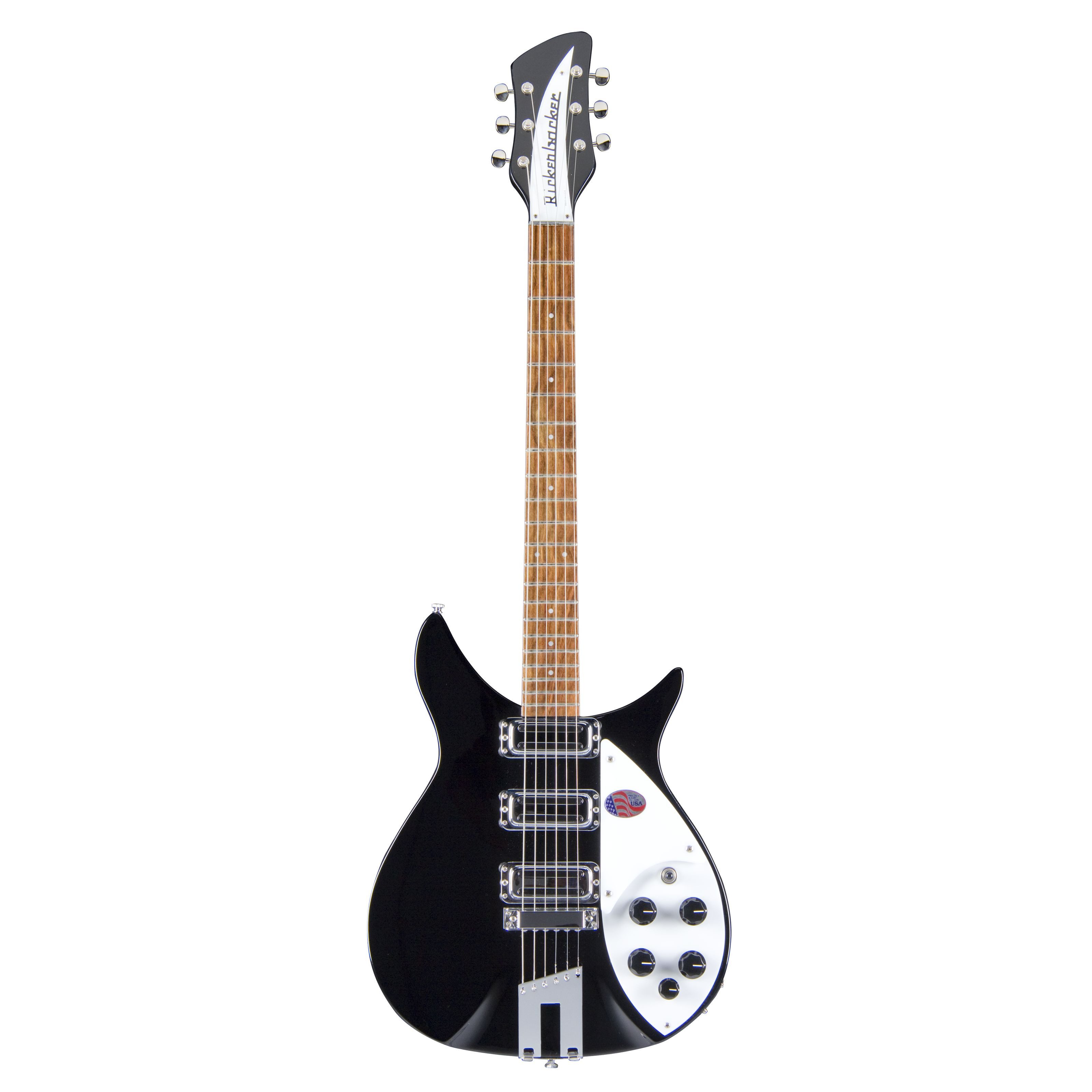 Rickenbacker Halbakustik-Gitarre, 350V63 Liverpool Jetglo, Halb-Akustik Gitarren, Custom-Shop, 350V63 Liverpool Jetglo - Halbakustik Custom Gitarre