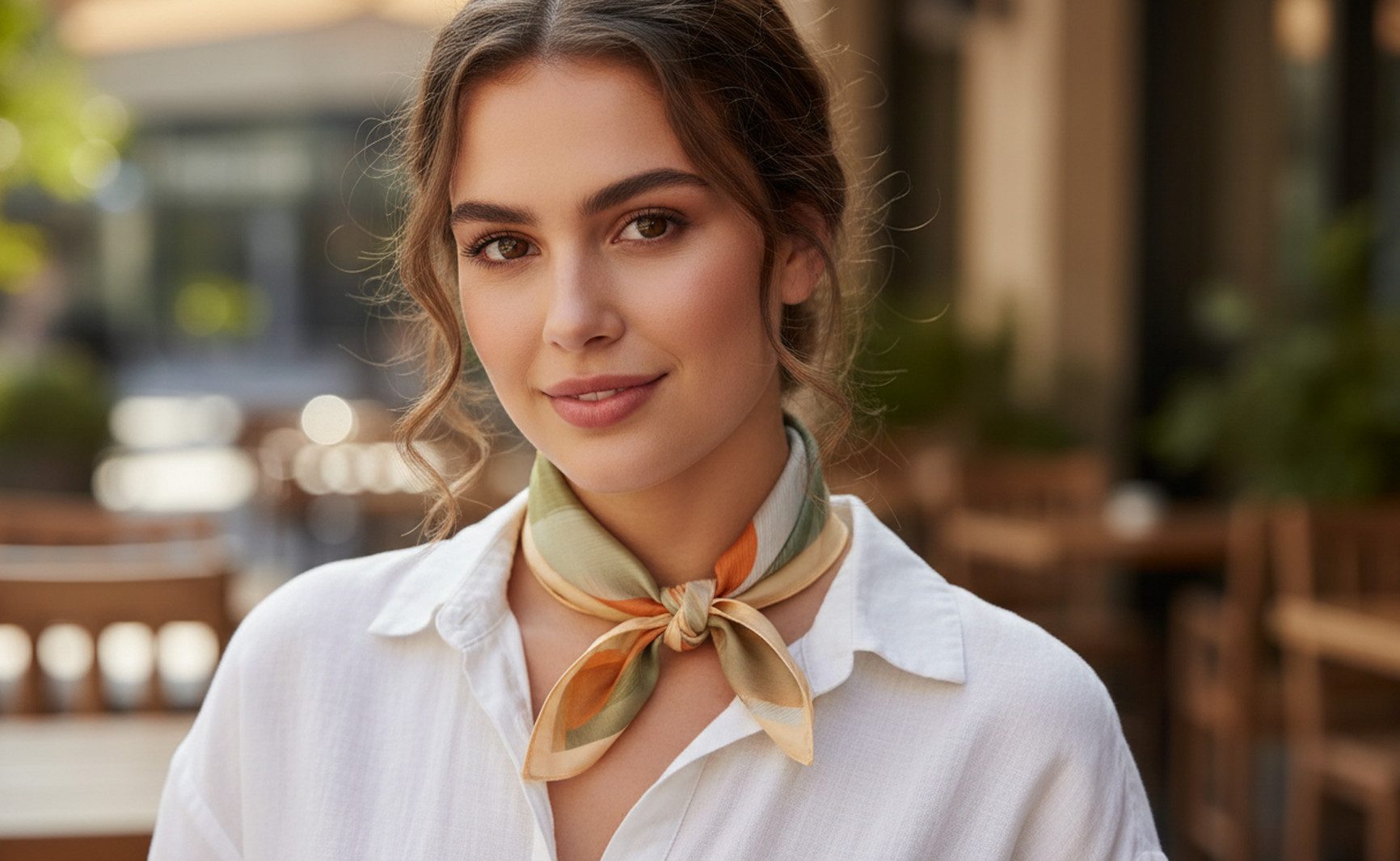 LK Trend & Style Modetuch Quadratisches Tuch 70x70 Seideneffekt, (Hochwertiges Muttertag Geschenk), Seidenoptik, leicht, weich und fließend