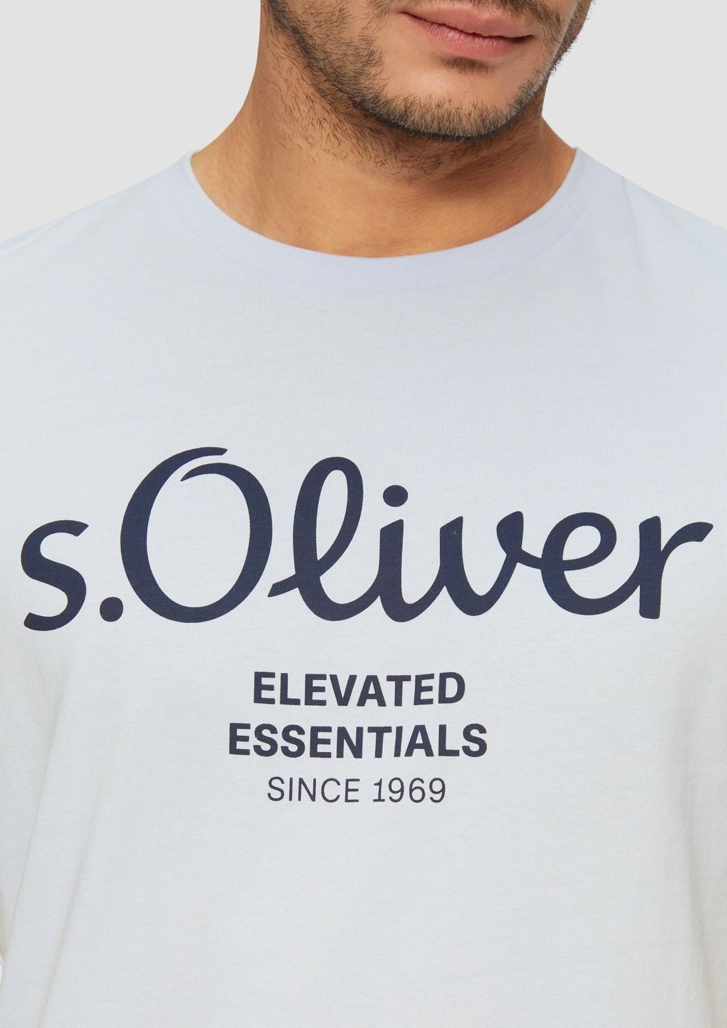 s.Oliver T-Shirt mit Logo-Print Rundhals, kurzarm günstig online kaufen