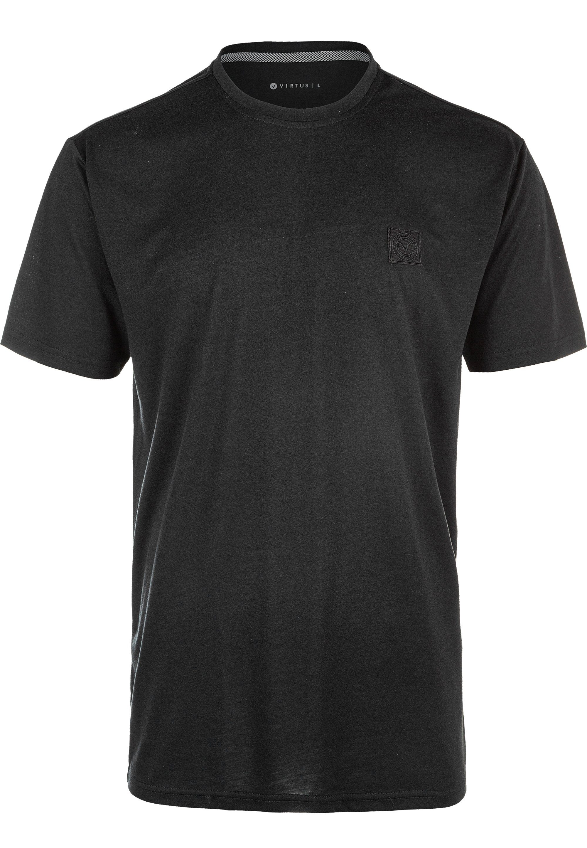 Virtus Funktionsshirt Astoren (1-tlg) aus hochwertigem Recycling-Polyester schwarz