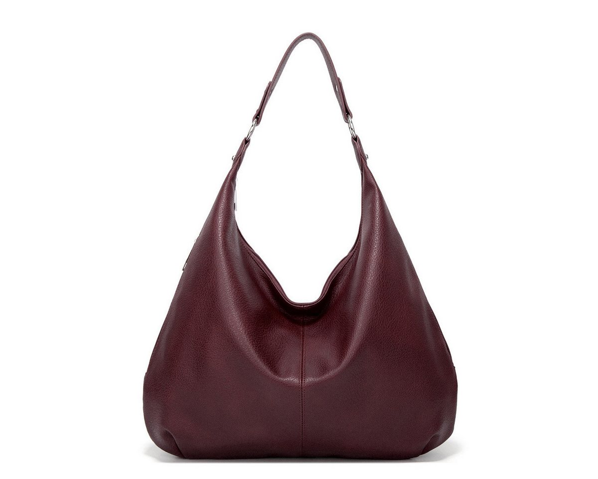 MOPUEA Schultertasche Damen Leder Hobo-Tasche – Stilvolle Tote & Umhängetasche für Alltag