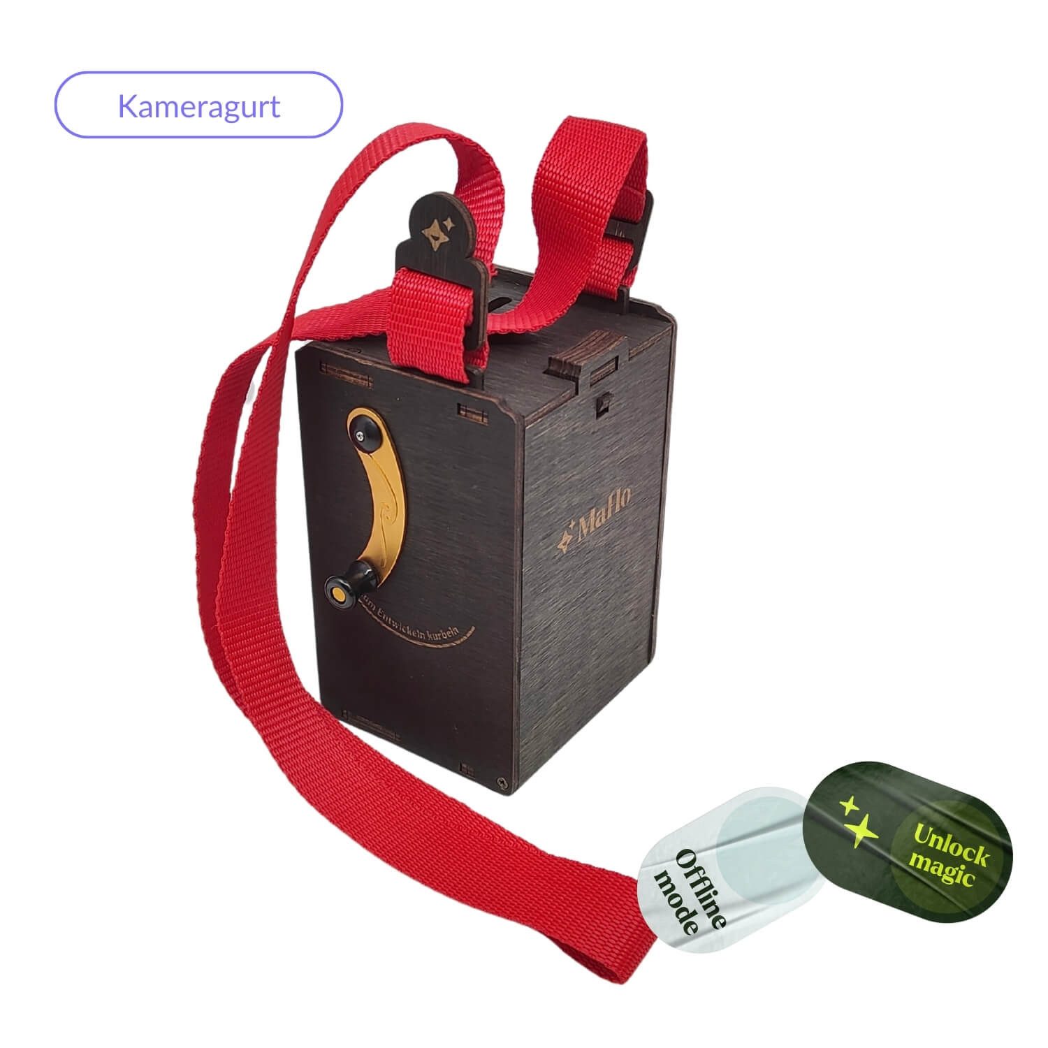 MagicHolz MagicHolz Kameragurt für Sofortbildkamera Kamera Sofortbildkamera