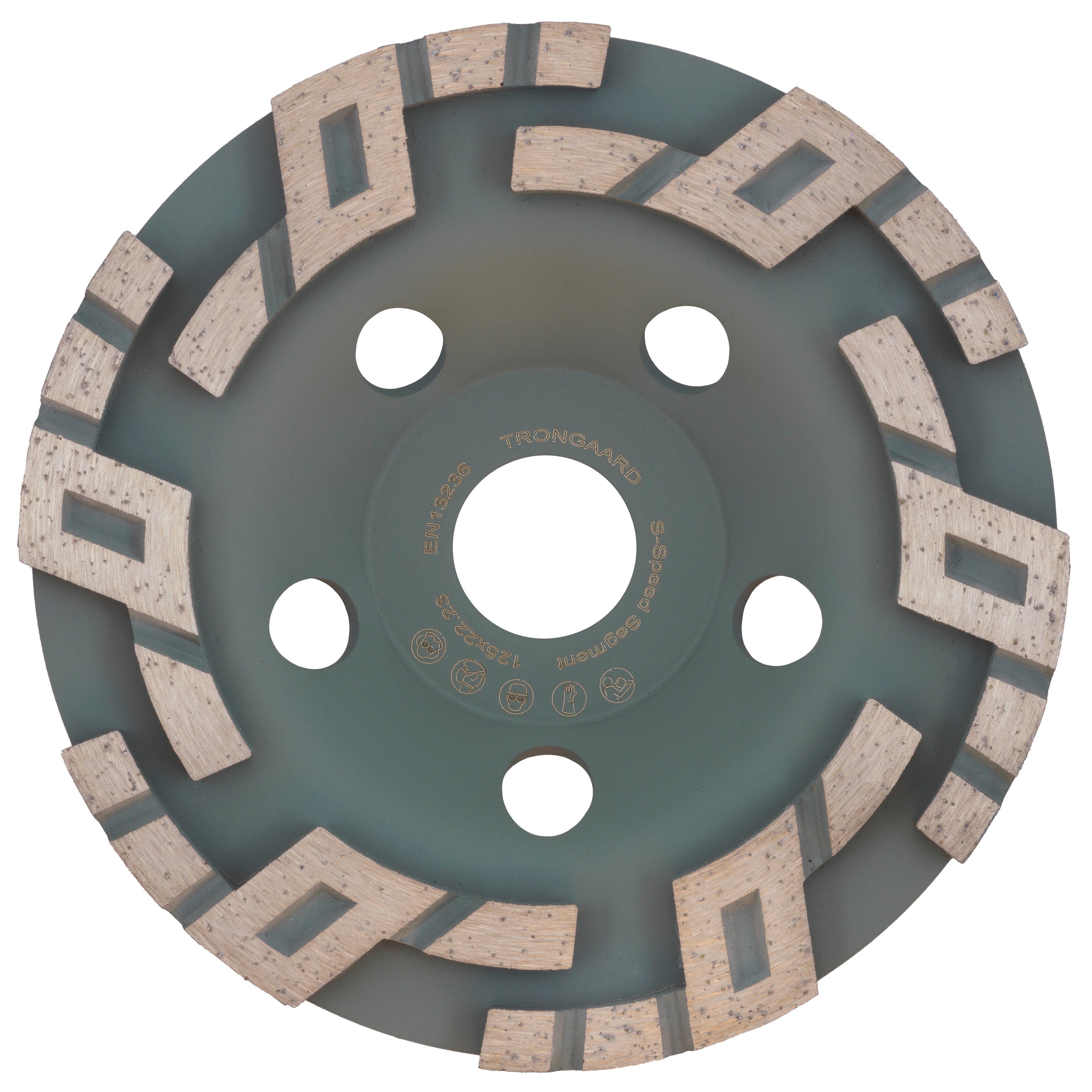 ca S-SPEED-SEGMENT Trongaard TRONGAARD 125MM ø 22mm Schleifteller 22mm Ø / mm, 22,23mm 125,00 / #687, 125mm 1-St., DIAMANT / Ø SCHLEIFTELLER Gesamthöhe