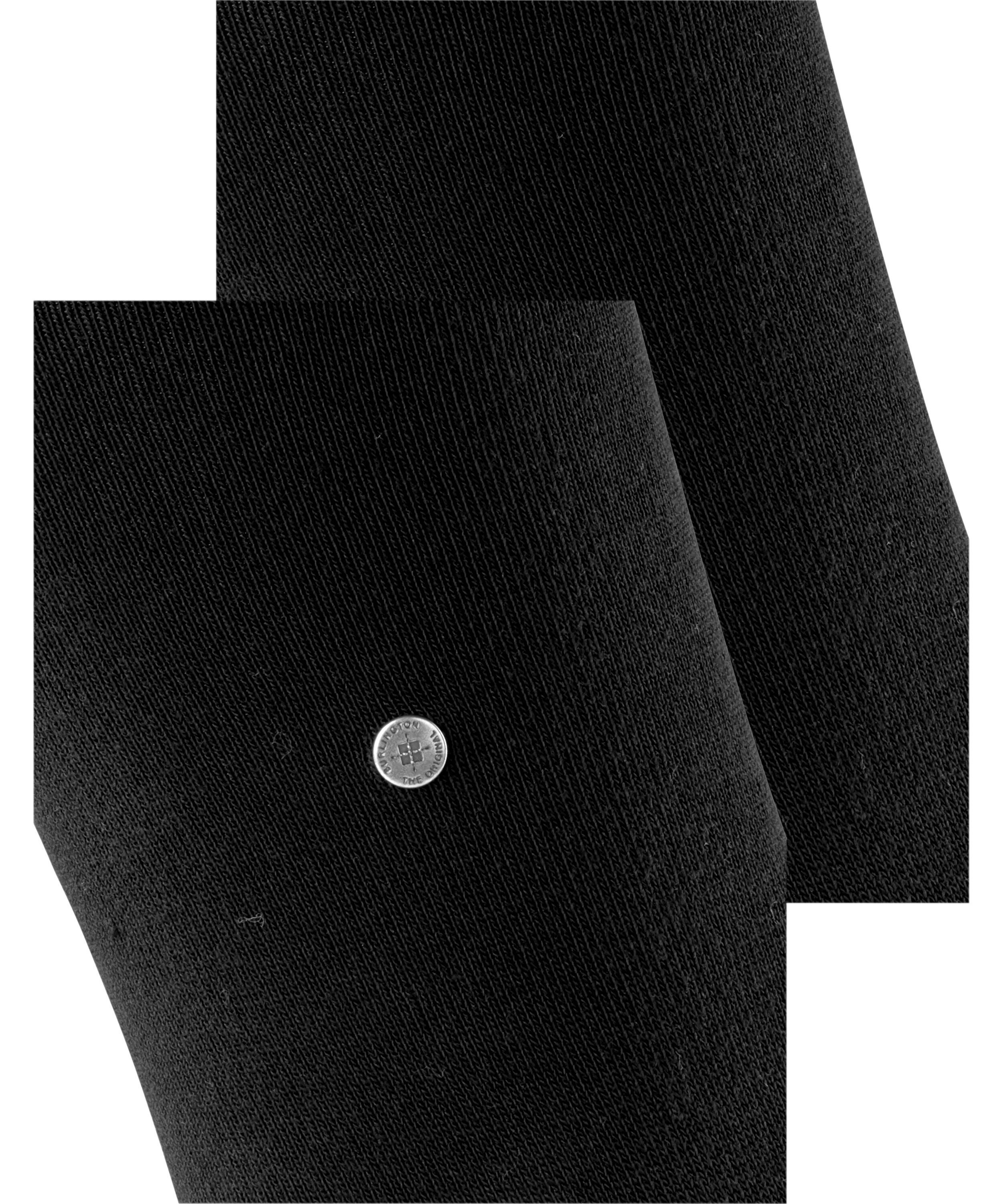 black Burlington (2-Paar) (3000) 2-Pack Socken Everyday