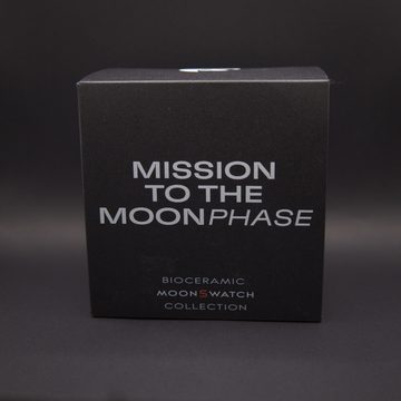 Swatch Chronograph Swatch x Omega Moonswatch Mission to the Moonphase "Snoopy" New Moon