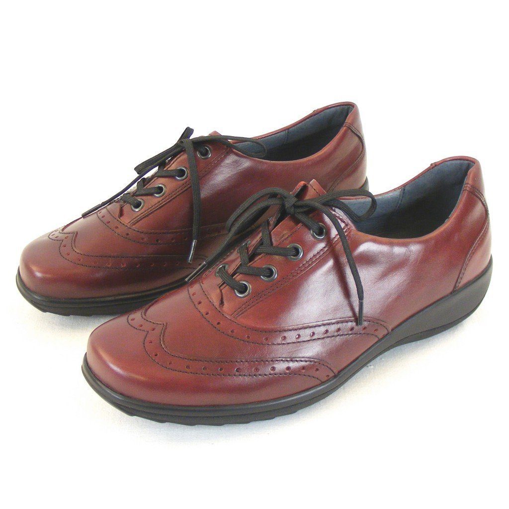Stuppy »Stuppy Damen Schuhe bordo Halbschuhe Schnürschuhe Leder  Wechselfußbett 11012« Schnürschuh online kaufen | OTTO