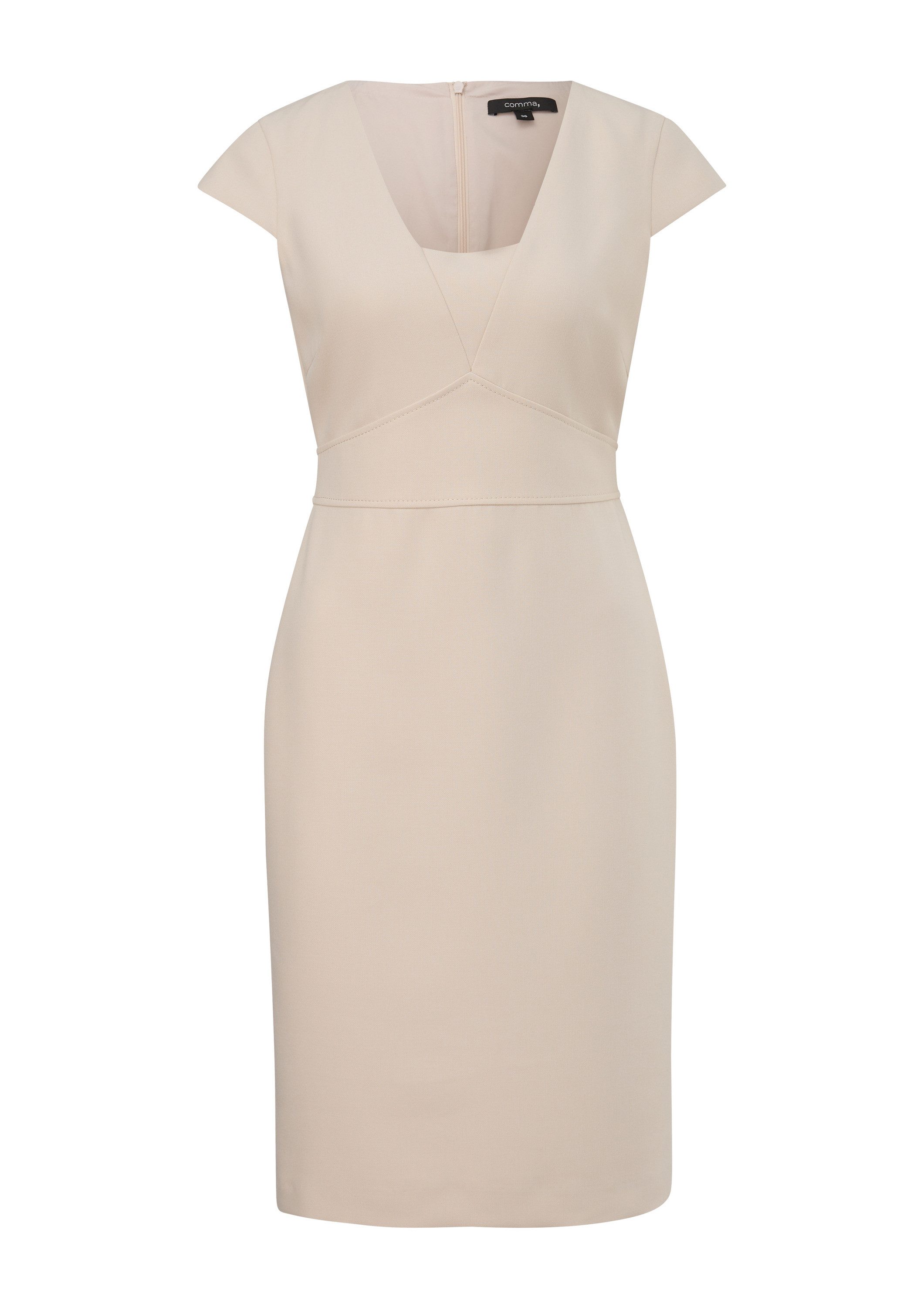 comma Minikleid Kleid Elegantes Etuikleid mit Kappärmeln günstig online kaufen