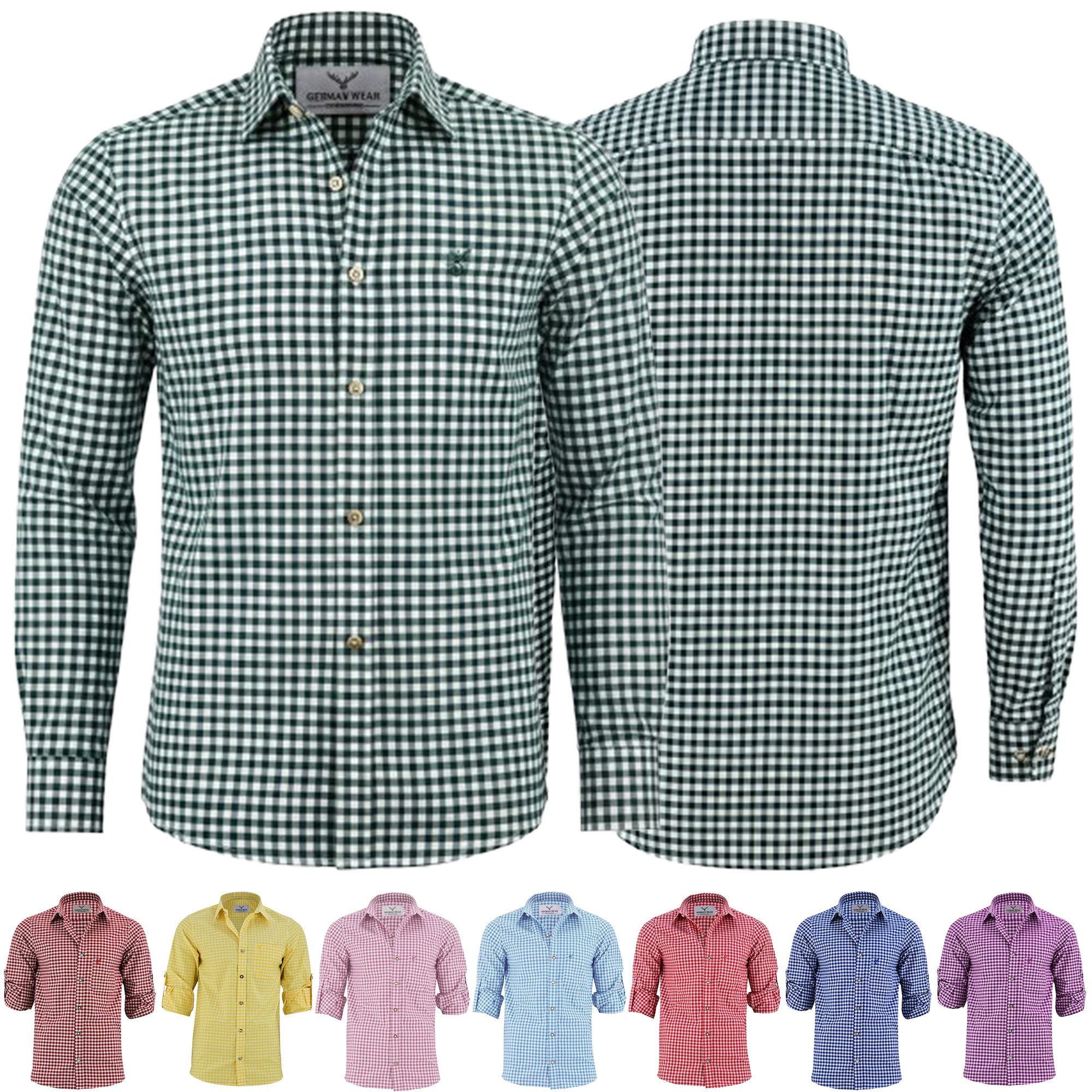 German Wear Trachtenhemd GW120x Trachtenhemd Langarm günstig online kaufen