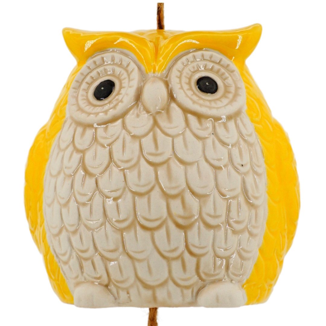 abc HOME Windspiel Eulen, Keramik