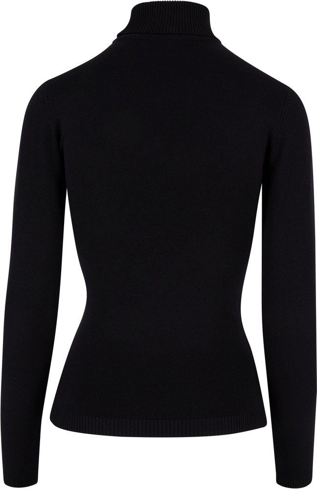 URBAN CLASSICS Rundhalspullover Ladies Knitted Turtleneck Sweater