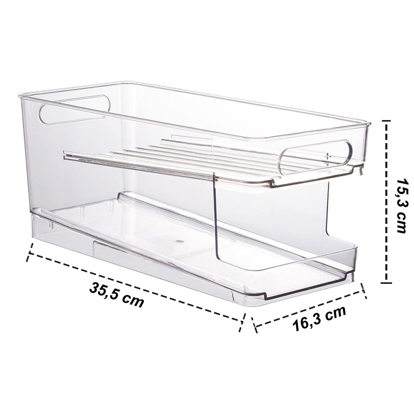 VOSSBACH Aufbewahrungsbox Kühlschrank Dosen Organizer Dosenspender günstig online kaufen