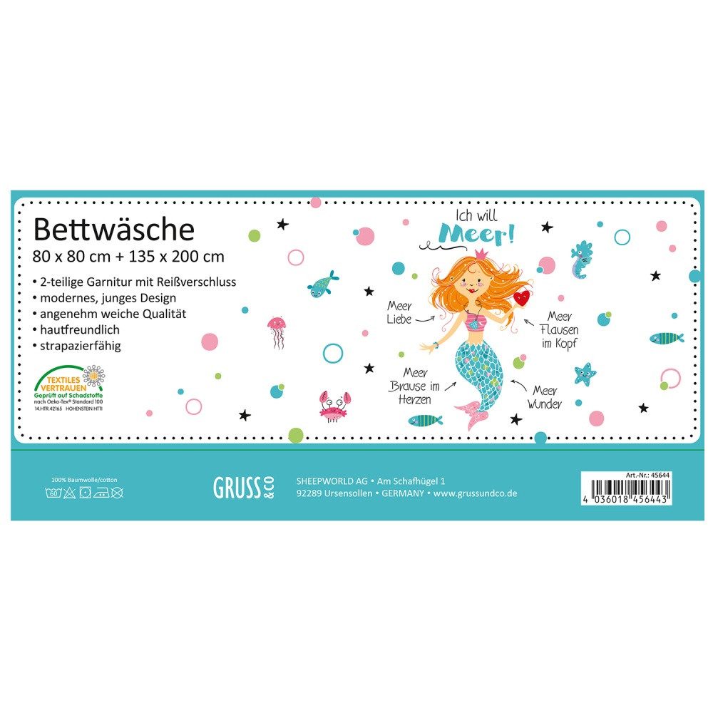 Sheepworld Bettwäsche Bettwäsche »Fräulein Meer« – Bild 4 von 5