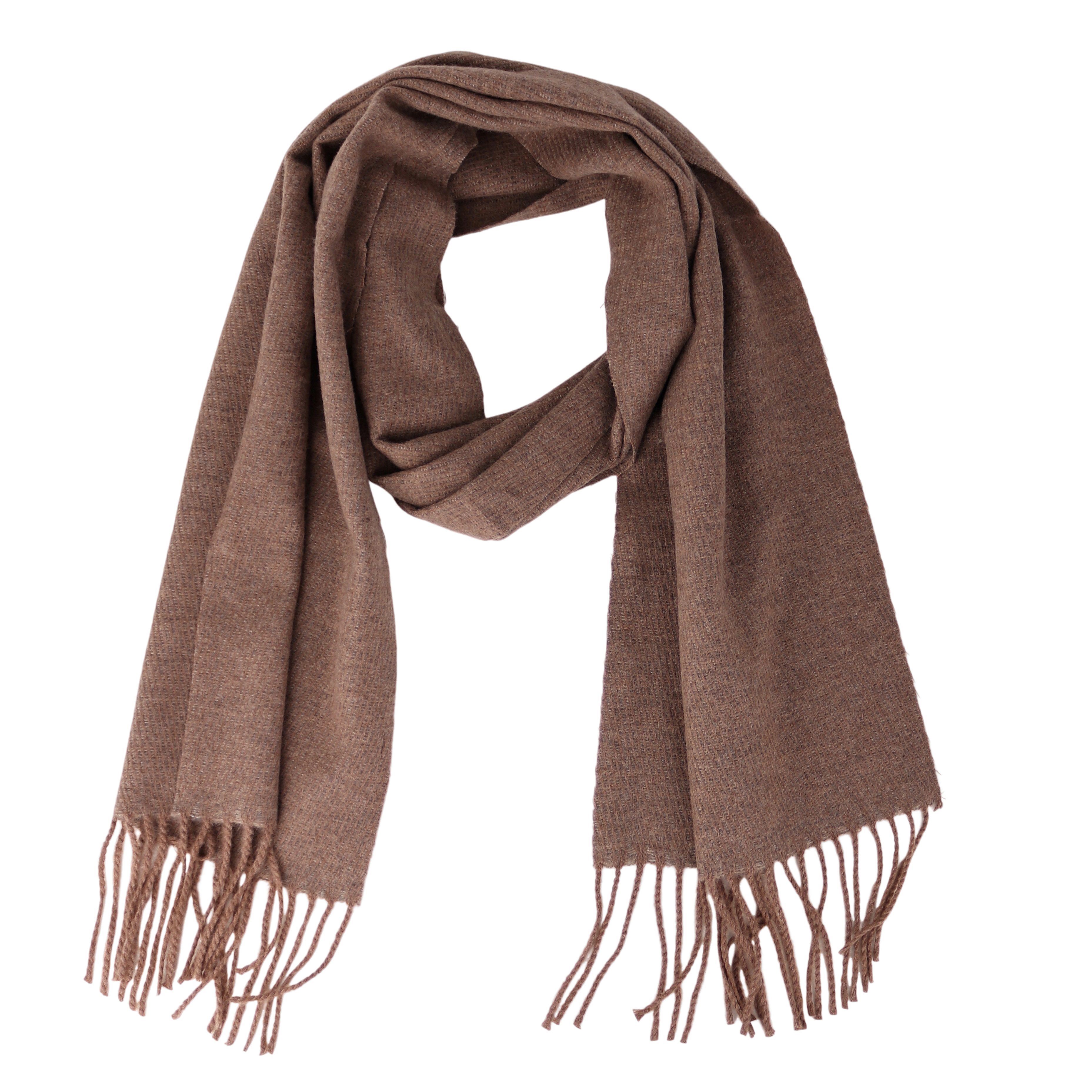 MIRROSI Modeschal Herren Weicher und warmer Schal tolles Muster 32x180cm, (Schlicht Unifarben Meliert), Männer Halstuch ideal für Herbst und Winter