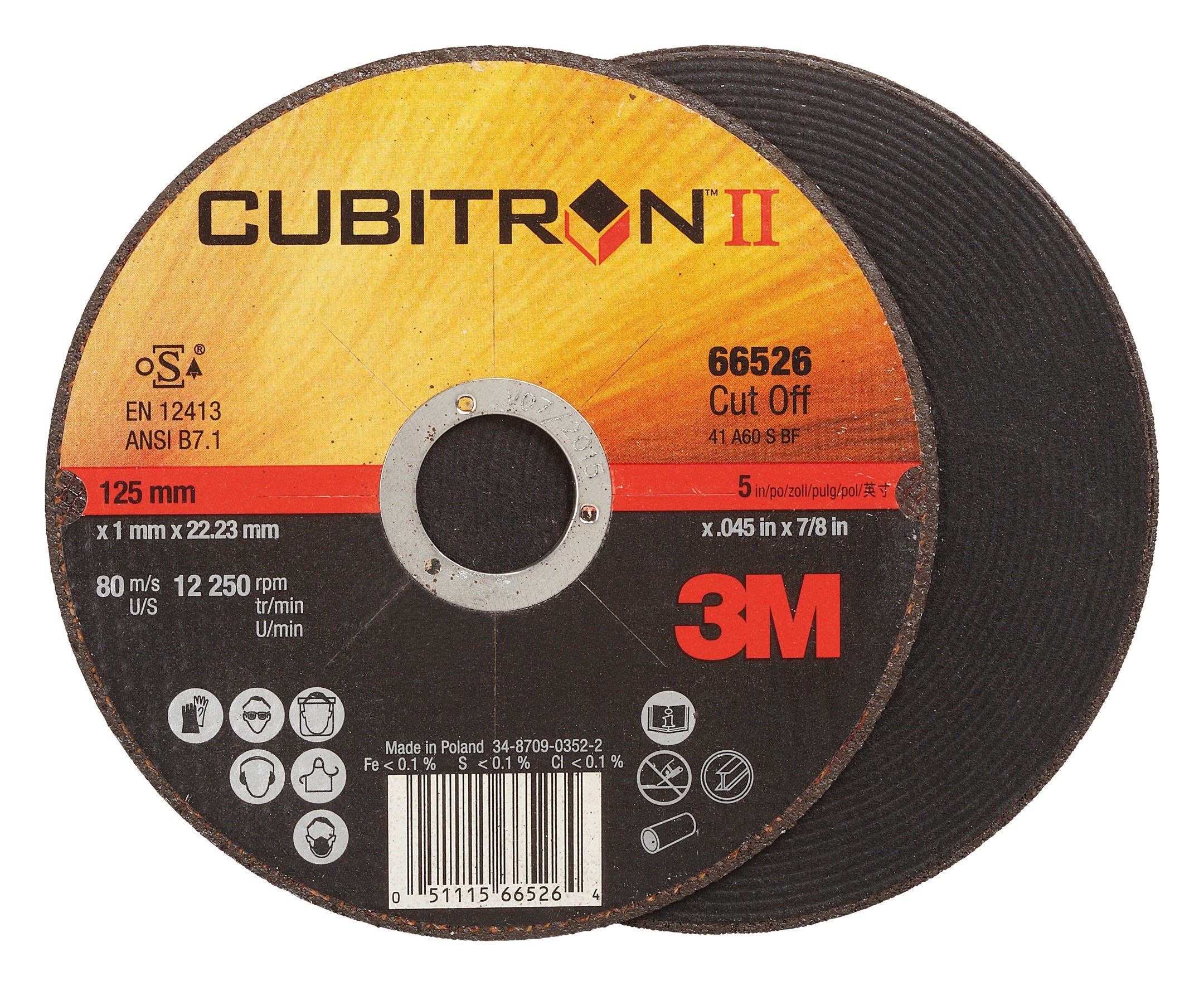 3M Trennscheibe, Ø 115 mm, Cubitron II 115 x 1,6 mm gerade