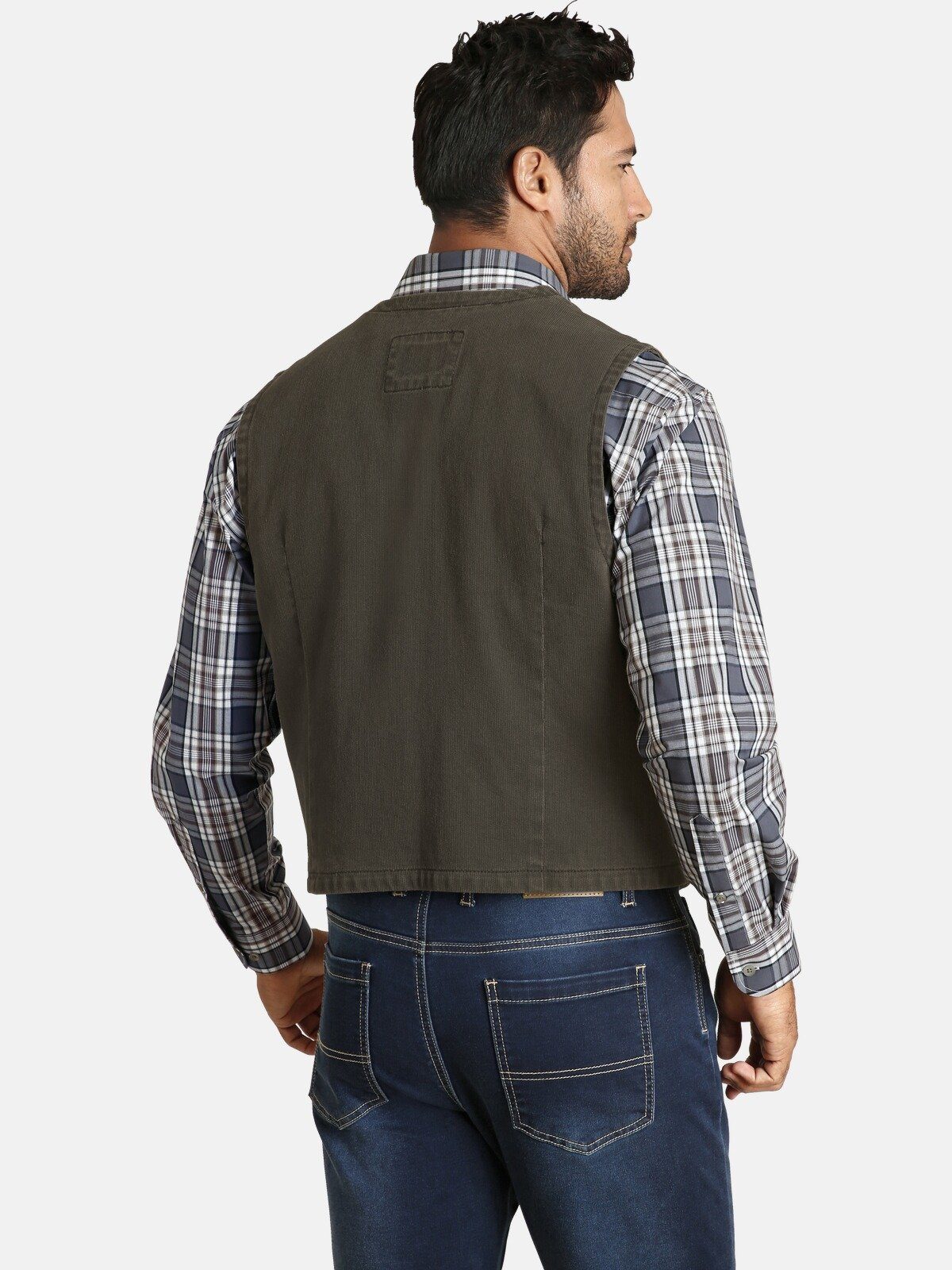 Jan Vanderstorm Anzugweste TORELL Freizeitweste in Jeans-Optik günstig online kaufen