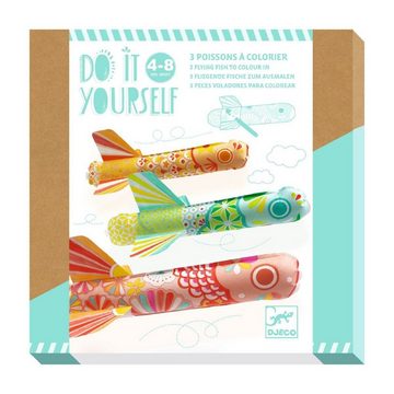 DJECO Kreativset DIY Fliegende Fische Bastelset für Kinder ab 4 Jahren