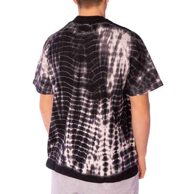 Karl Kani T-Shirt Karl Kani Signature KKJ Tie Dye T-Shirt black white (1-tlg)