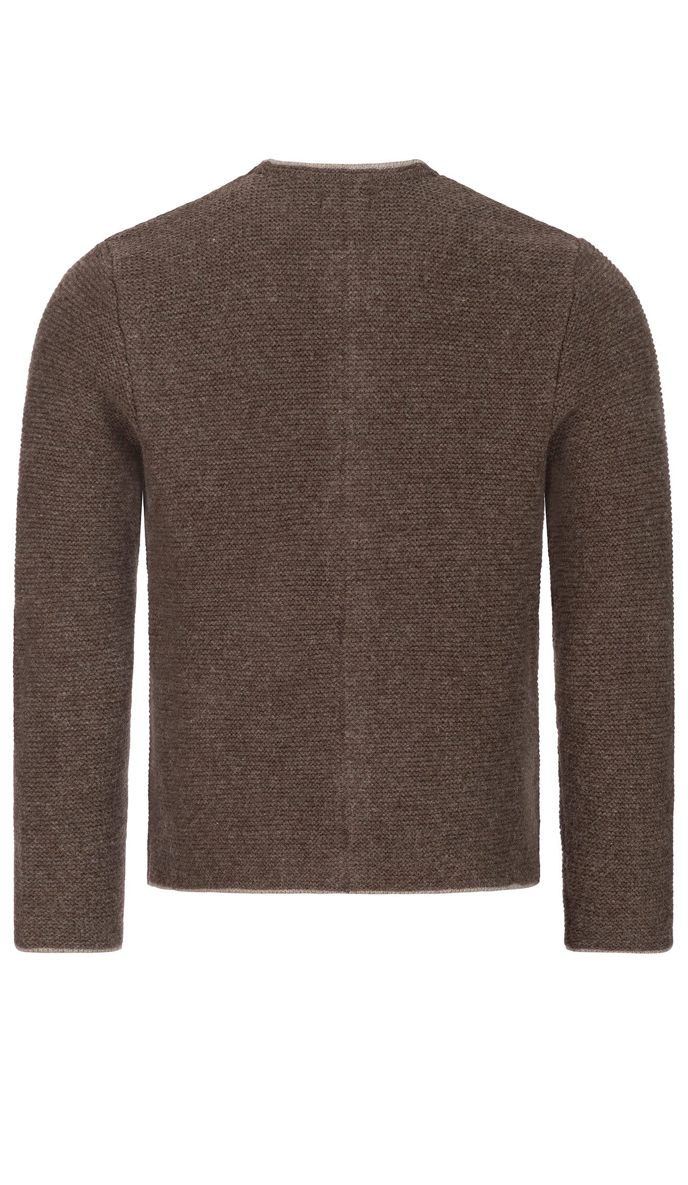 Nübler Trachtenstrickjacke Trachtenstrickjacke Hannes in dunkelbraun von Nübler